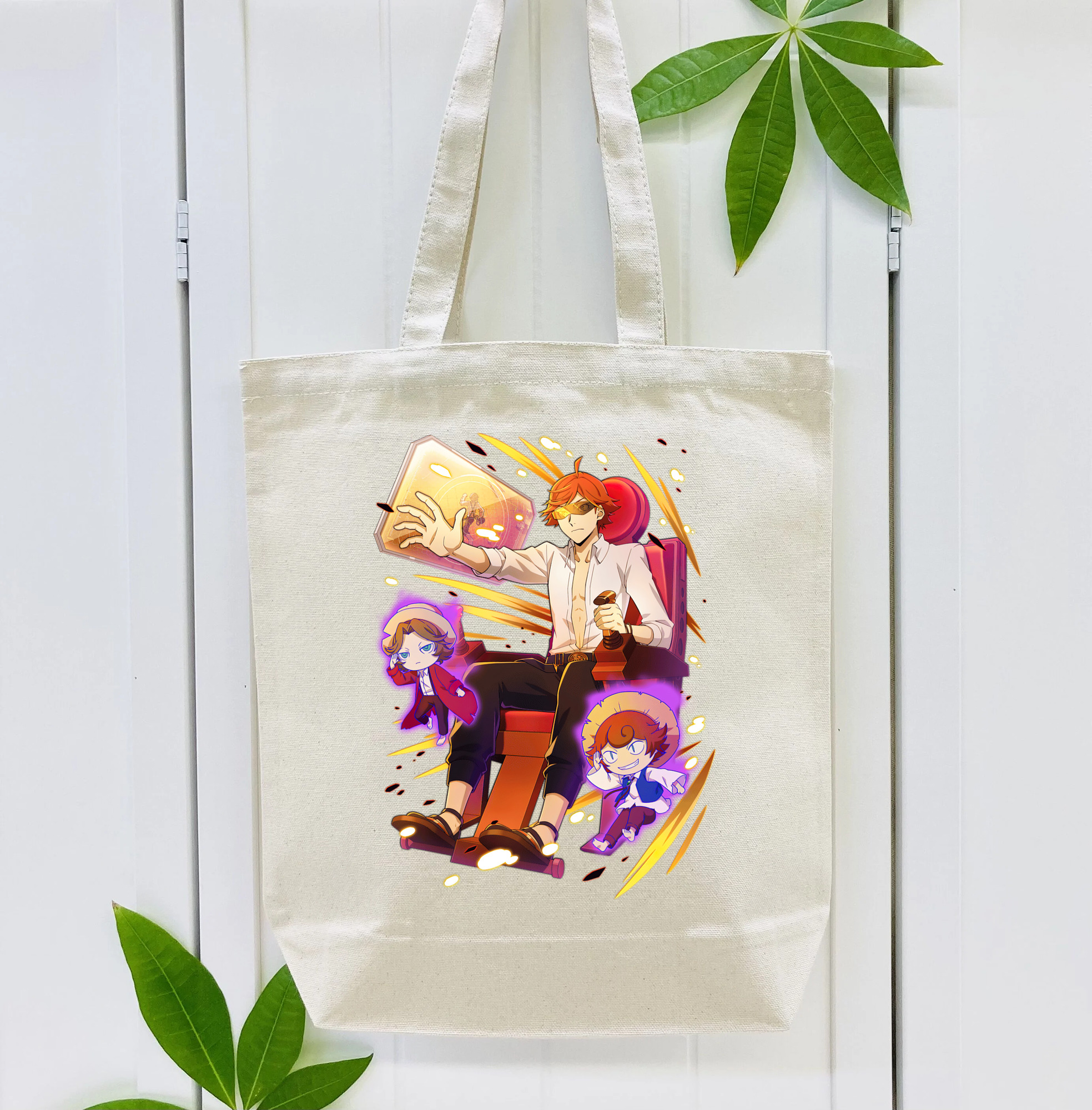 文豪ストレイドッグス Bungo Stray Dogs 縦型キャンバス生地手提げバッグ　トートバッグ