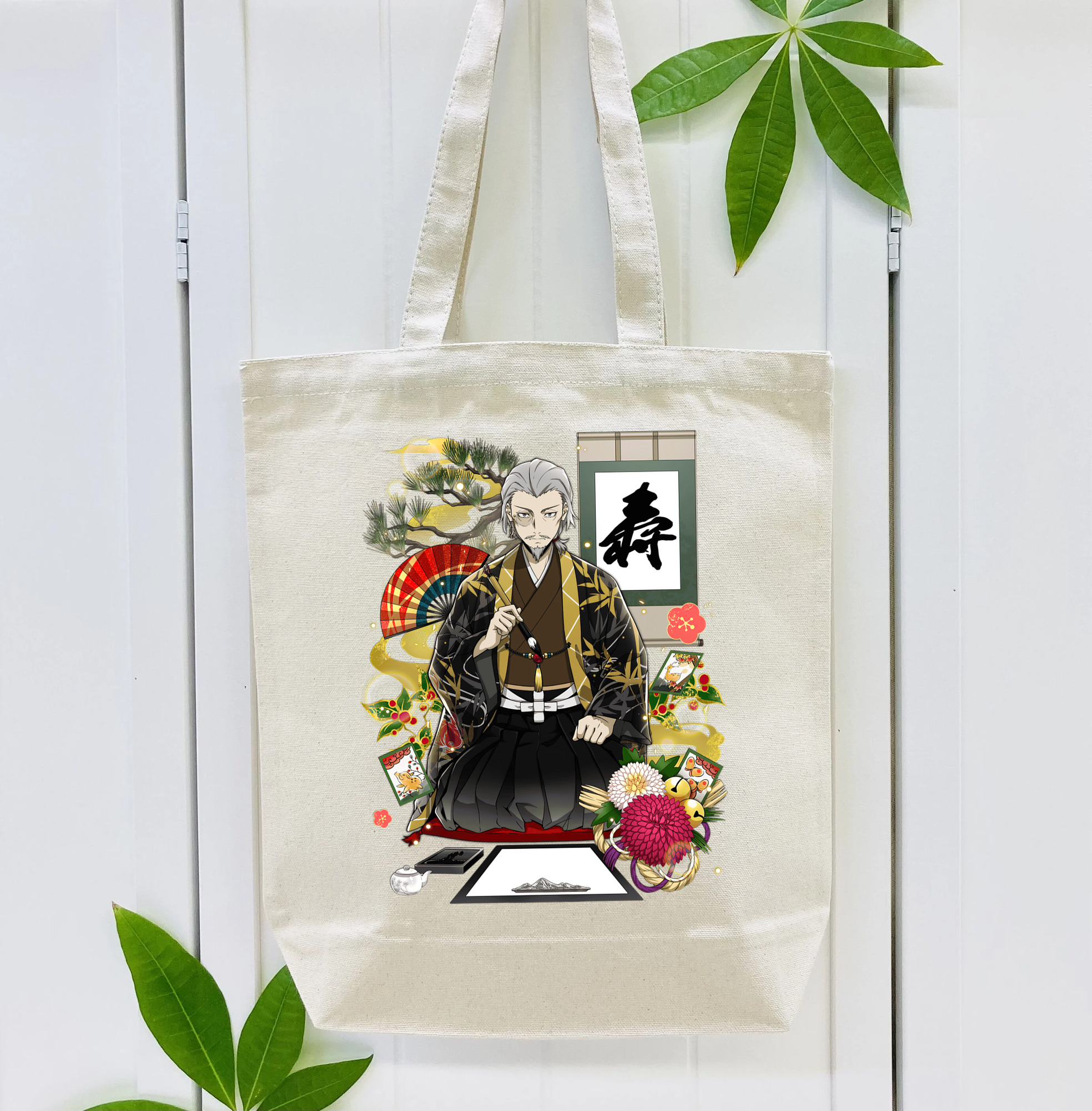 文豪ストレイドッグス Bungo Stray Dogs 縦型キャンバス生地手提げバッグ　トートバッグ