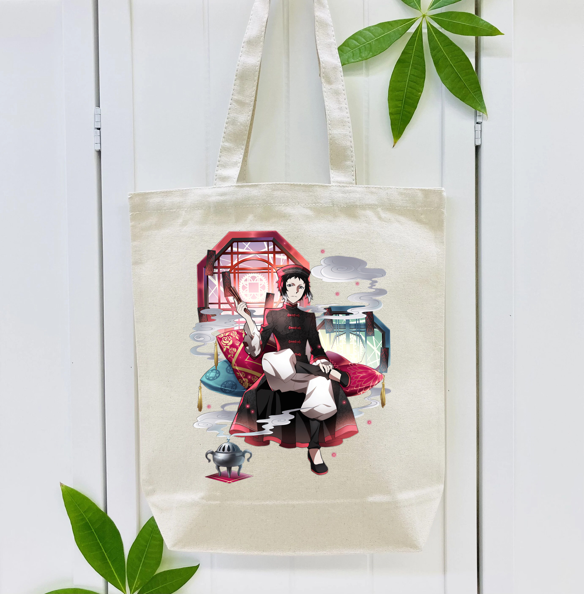文豪ストレイドッグス Bungo Stray Dogs 縦型キャンバス生地手提げバッグ　トートバッグ