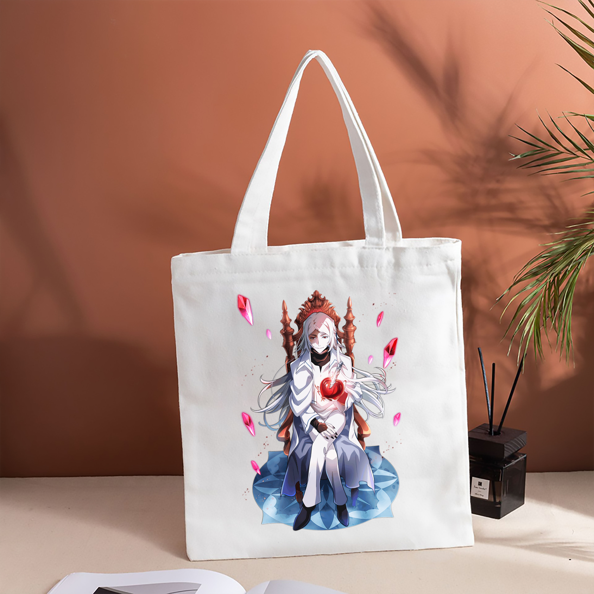 文豪ストレイドッグス Bungo Stray Dogs 縦型キャンバス生地手提げバッグ　トートバッグ