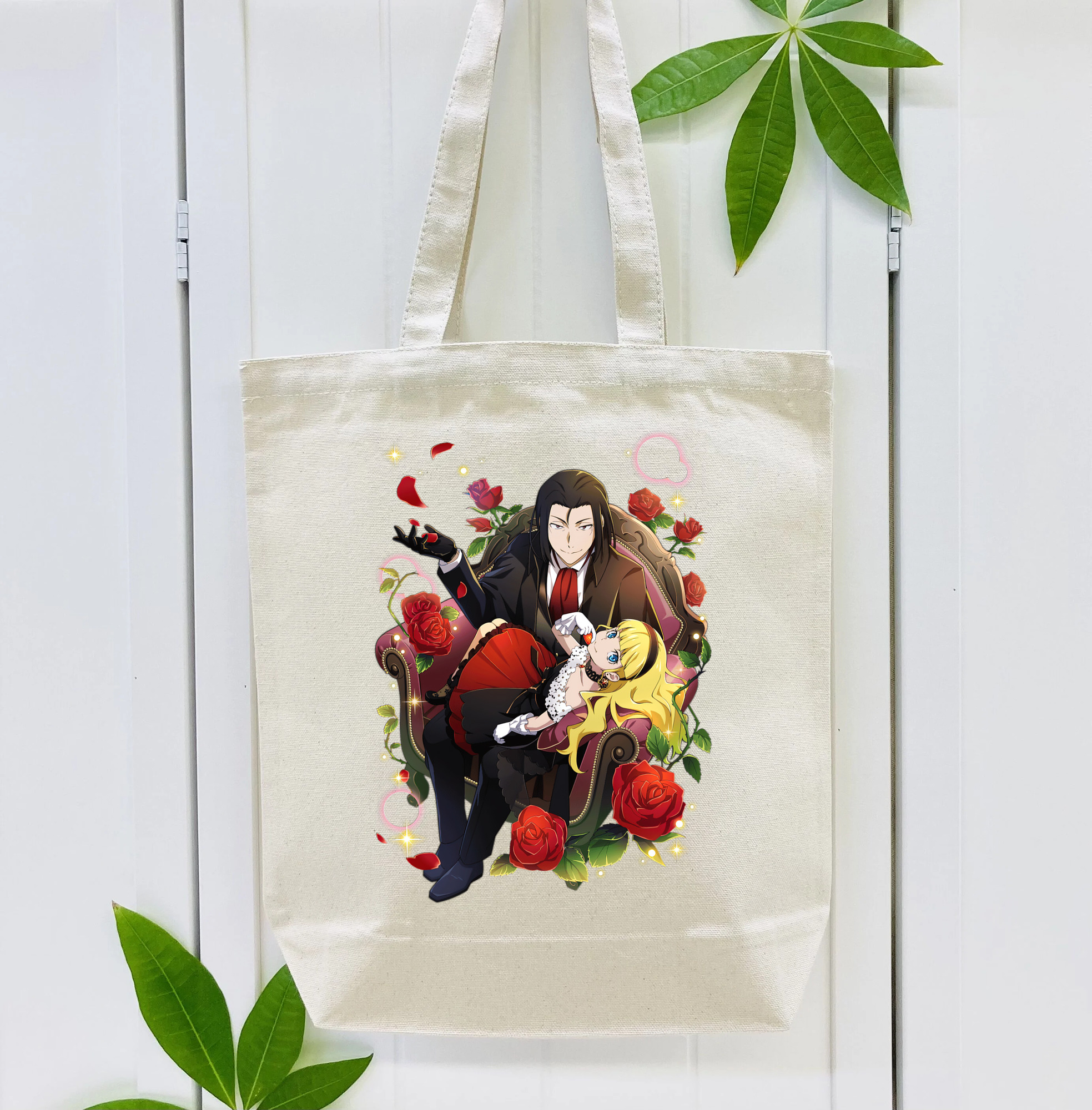 文豪ストレイドッグス Bungo Stray Dogs 縦型キャンバス生地手提げバッグ　トートバッグ
