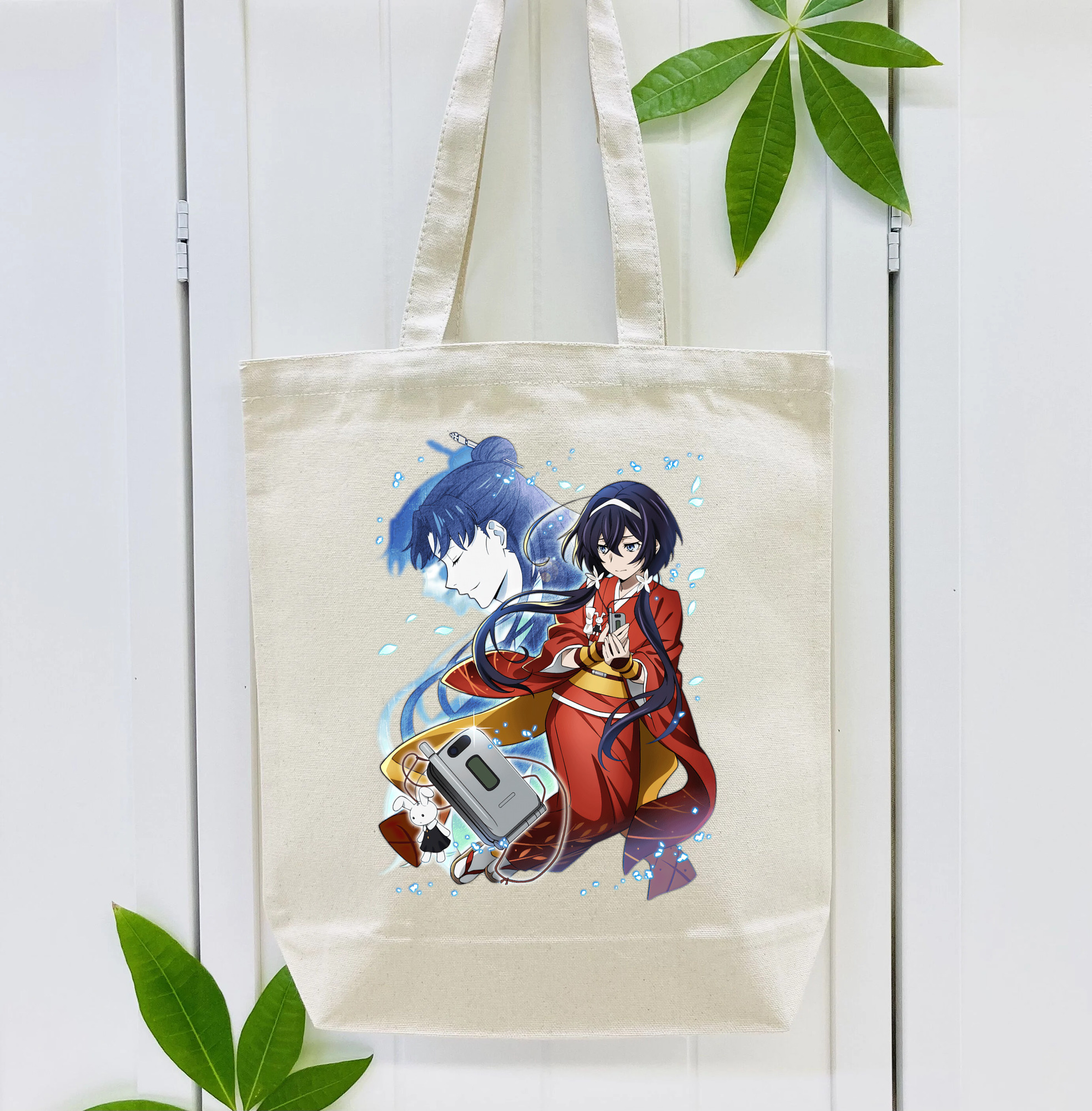 文豪ストレイドッグス Bungo Stray Dogs 縦型キャンバス生地手提げバッグ　トートバッグ