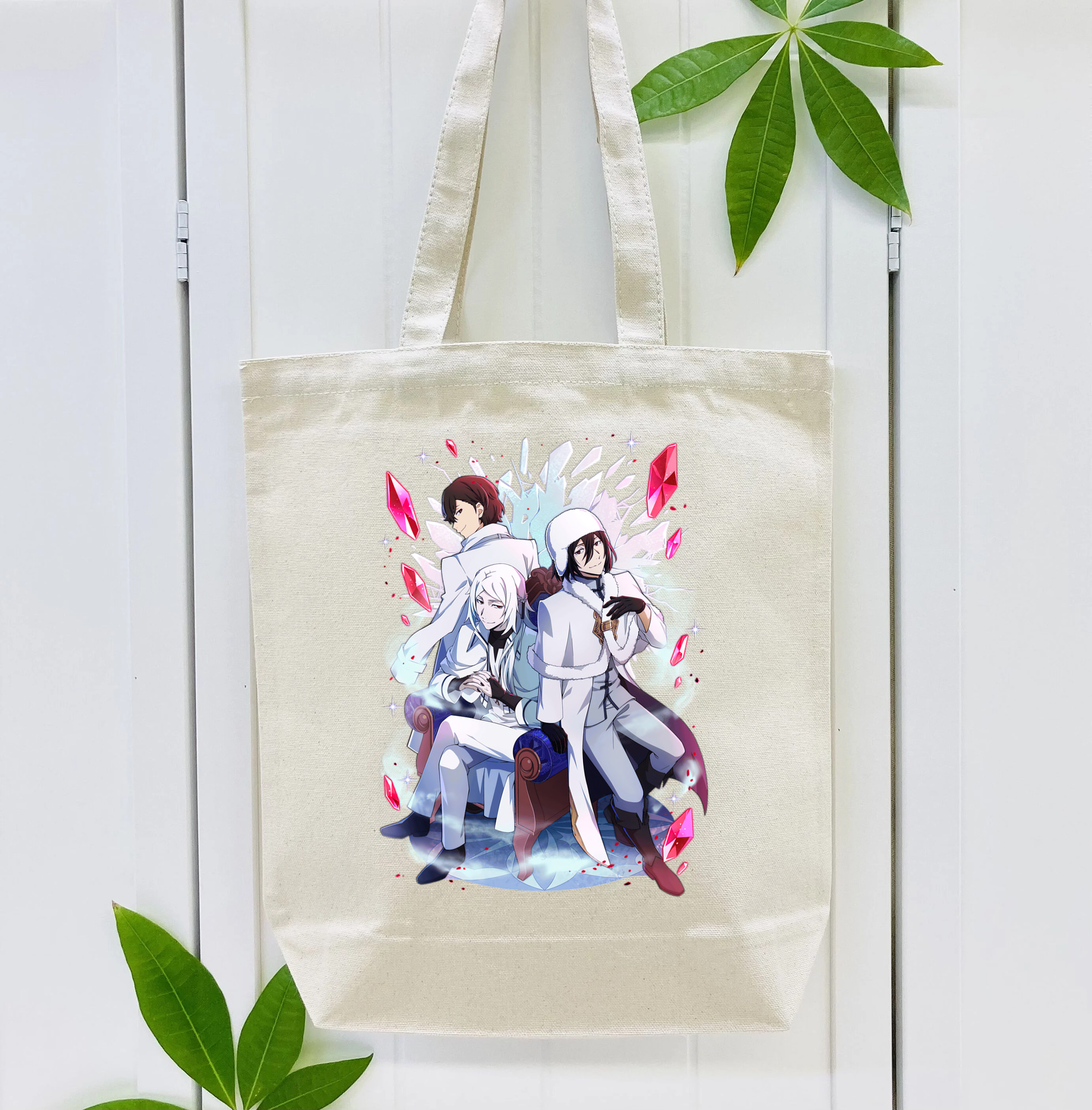 文豪ストレイドッグス Bungo Stray Dogs 縦型キャンバス生地手提げバッグ　トートバッグ