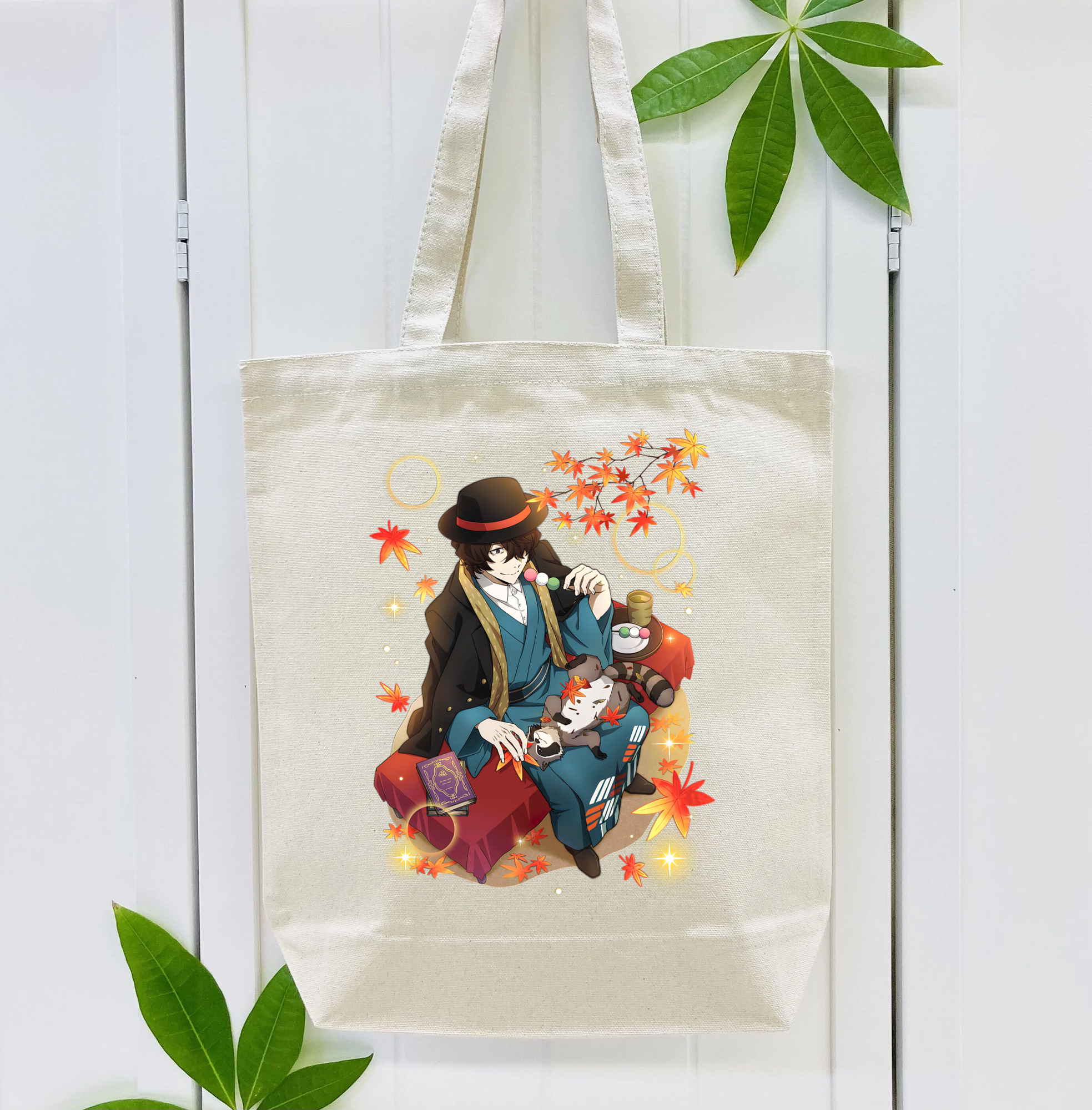 文豪ストレイドッグス Bungo Stray Dogs 縦型キャンバス生地手提げバッグ　トートバッグ