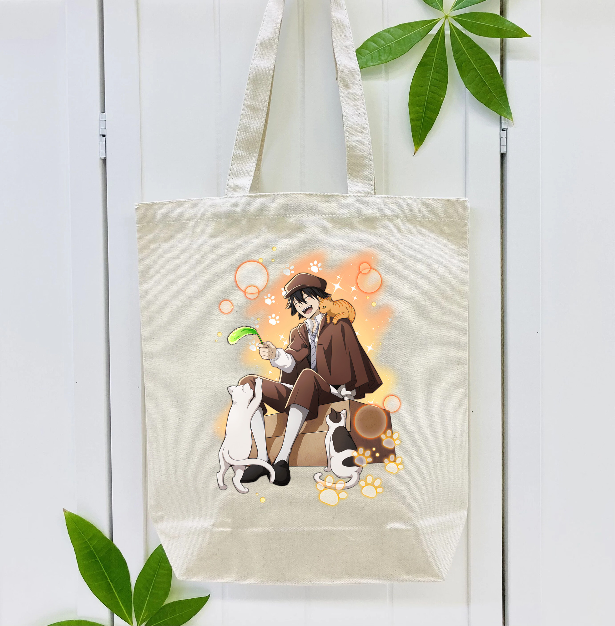 文豪ストレイドッグス Bungo Stray Dogs 縦型キャンバス生地手提げバッグ　トートバッグ