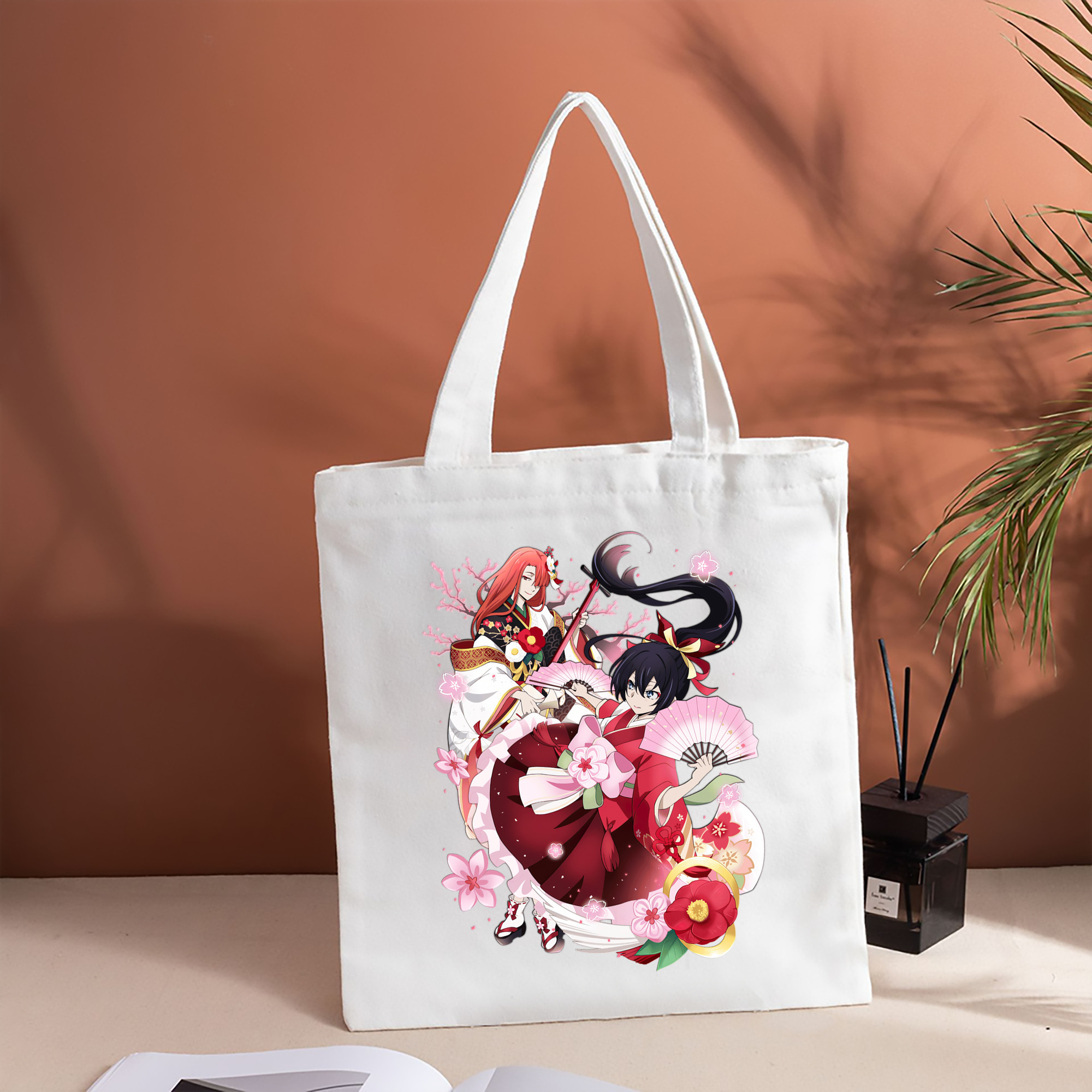 文豪ストレイドッグス Bungo Stray Dogs 縦型キャンバス生地手提げバッグ　トートバッグ