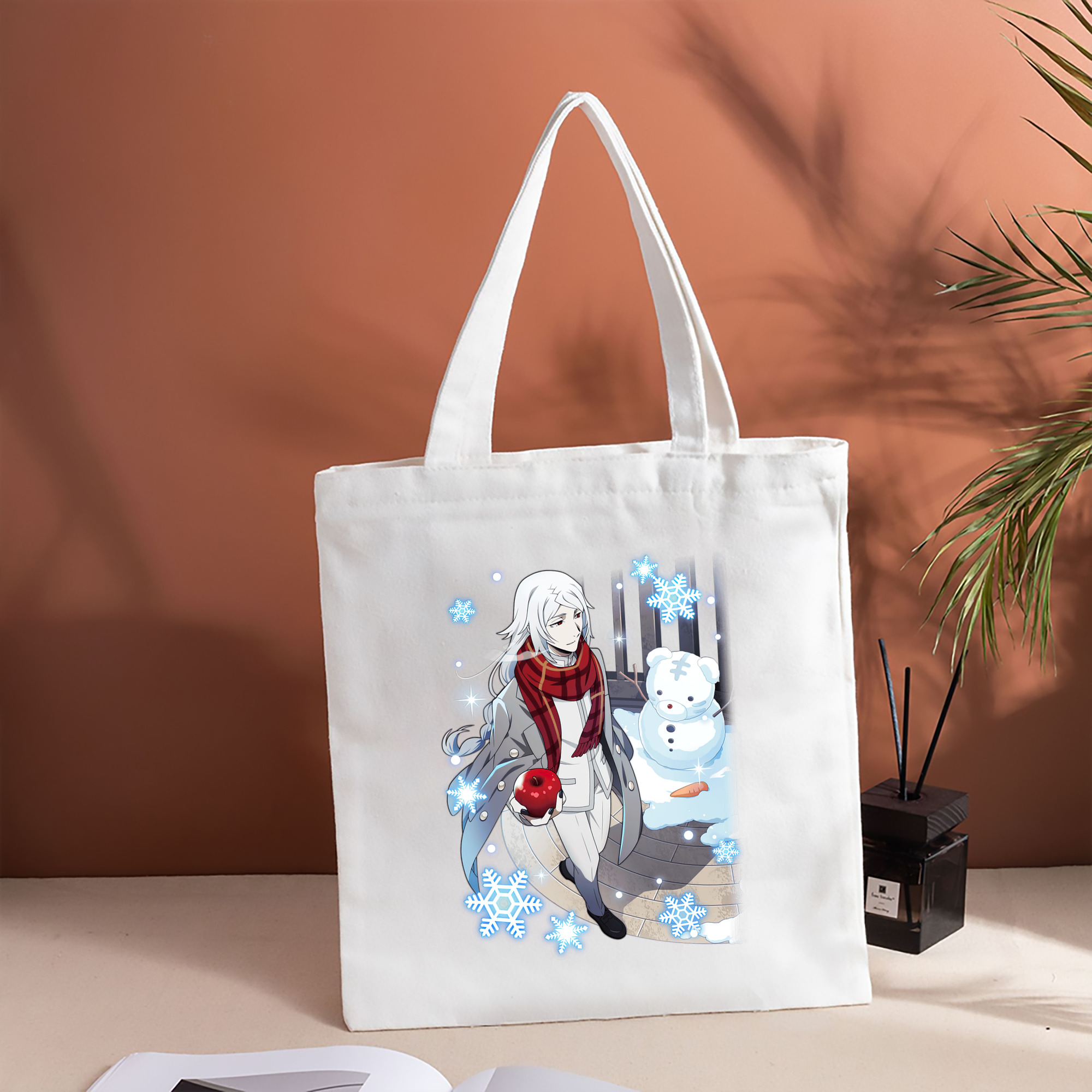 文豪ストレイドッグス Bungo Stray Dogs 縦型キャンバス生地手提げバッグ　トートバッグ