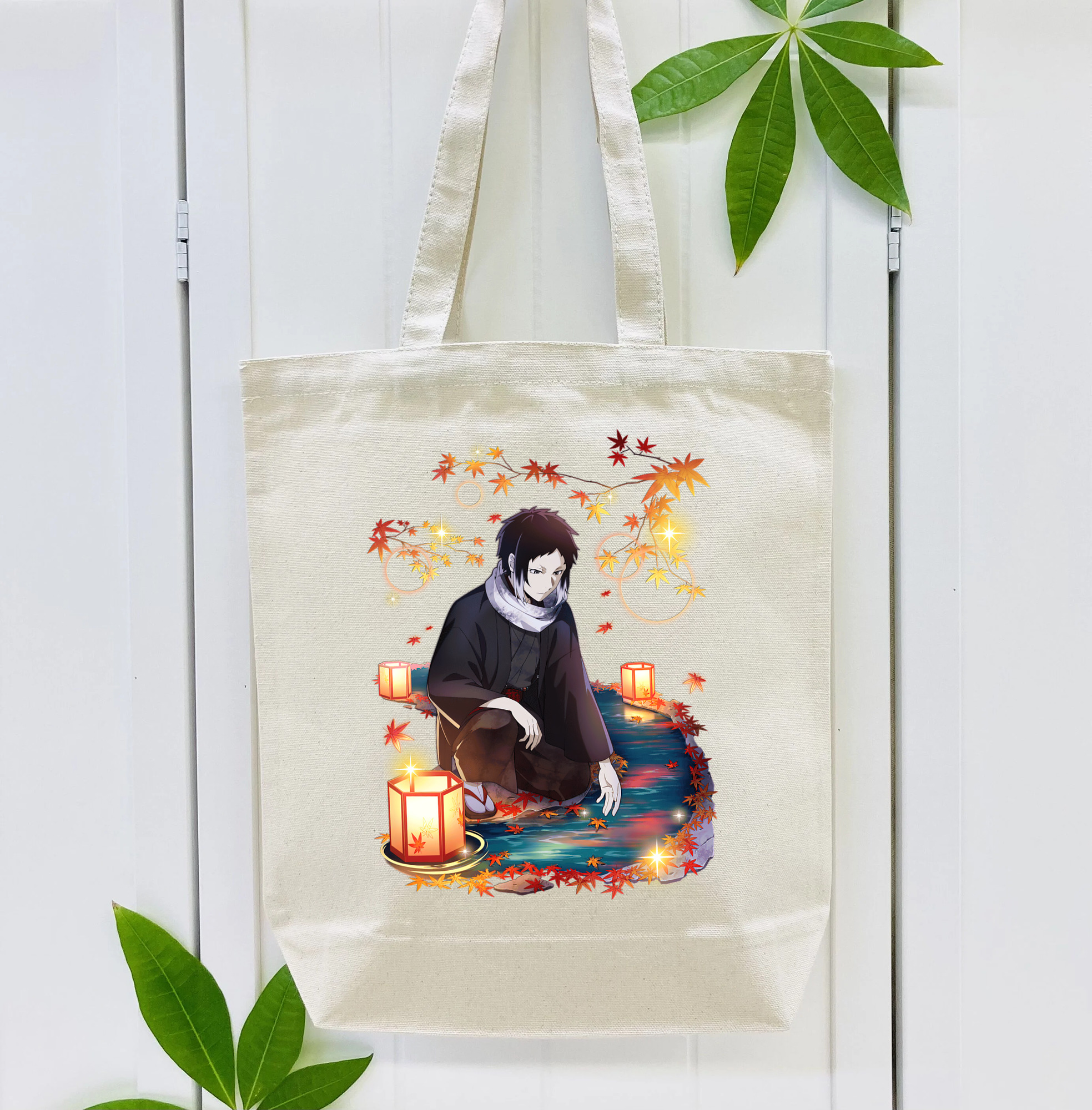 文豪ストレイドッグス Bungo Stray Dogs 縦型キャンバス生地手提げバッグ　トートバッグ