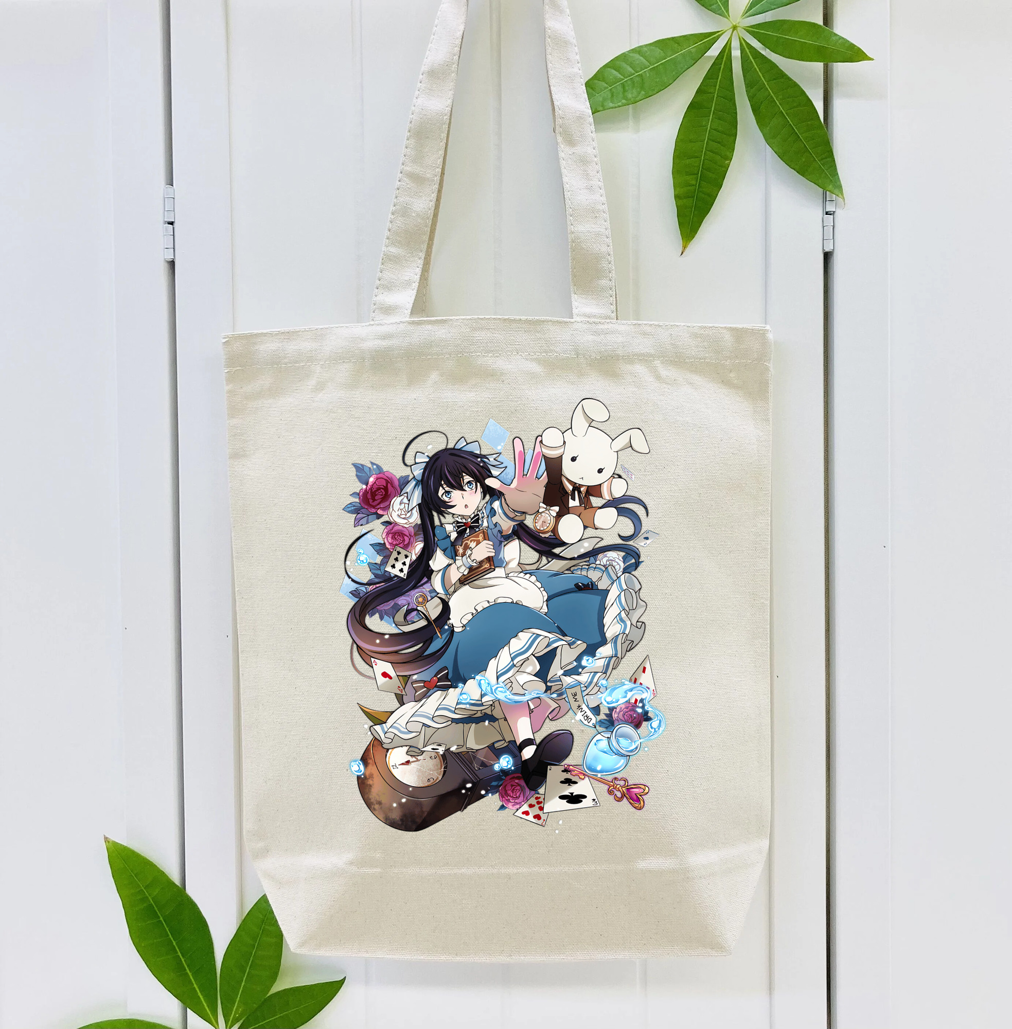 文豪ストレイドッグス Bungo Stray Dogs 縦型キャンバス生地手提げバッグ　トートバッグ
