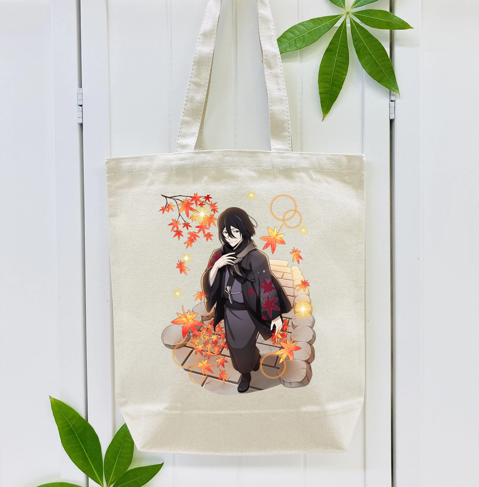 文豪ストレイドッグス Bungo Stray Dogs 縦型キャンバス生地手提げバッグ　トートバッグ
