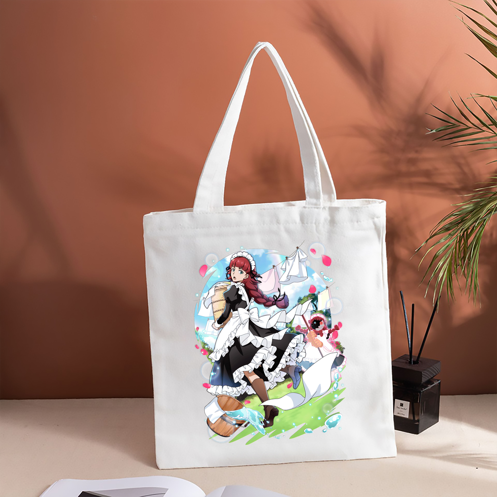 文豪ストレイドッグス Bungo Stray Dogs 縦型キャンバス生地手提げバッグ　トートバッグ