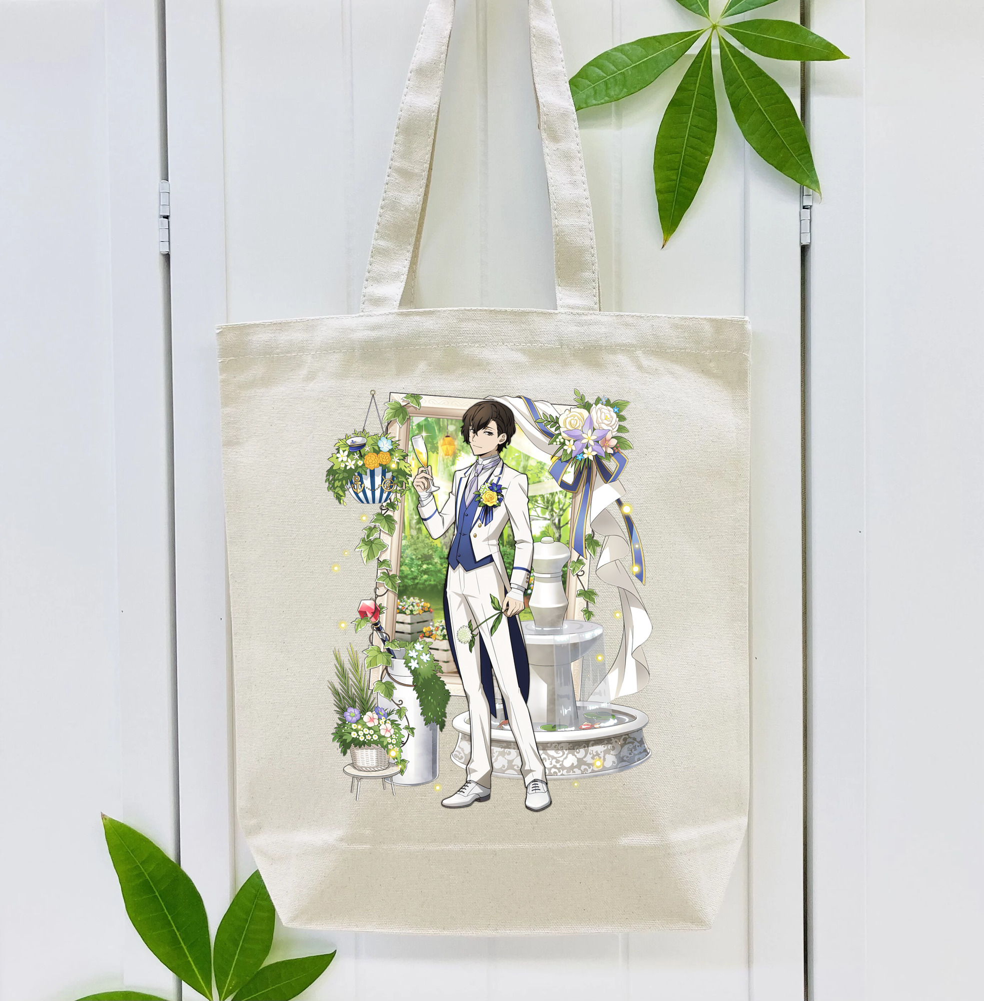 文豪ストレイドッグス Bungo Stray Dogs 縦型キャンバス生地手提げバッグ　トートバッグ