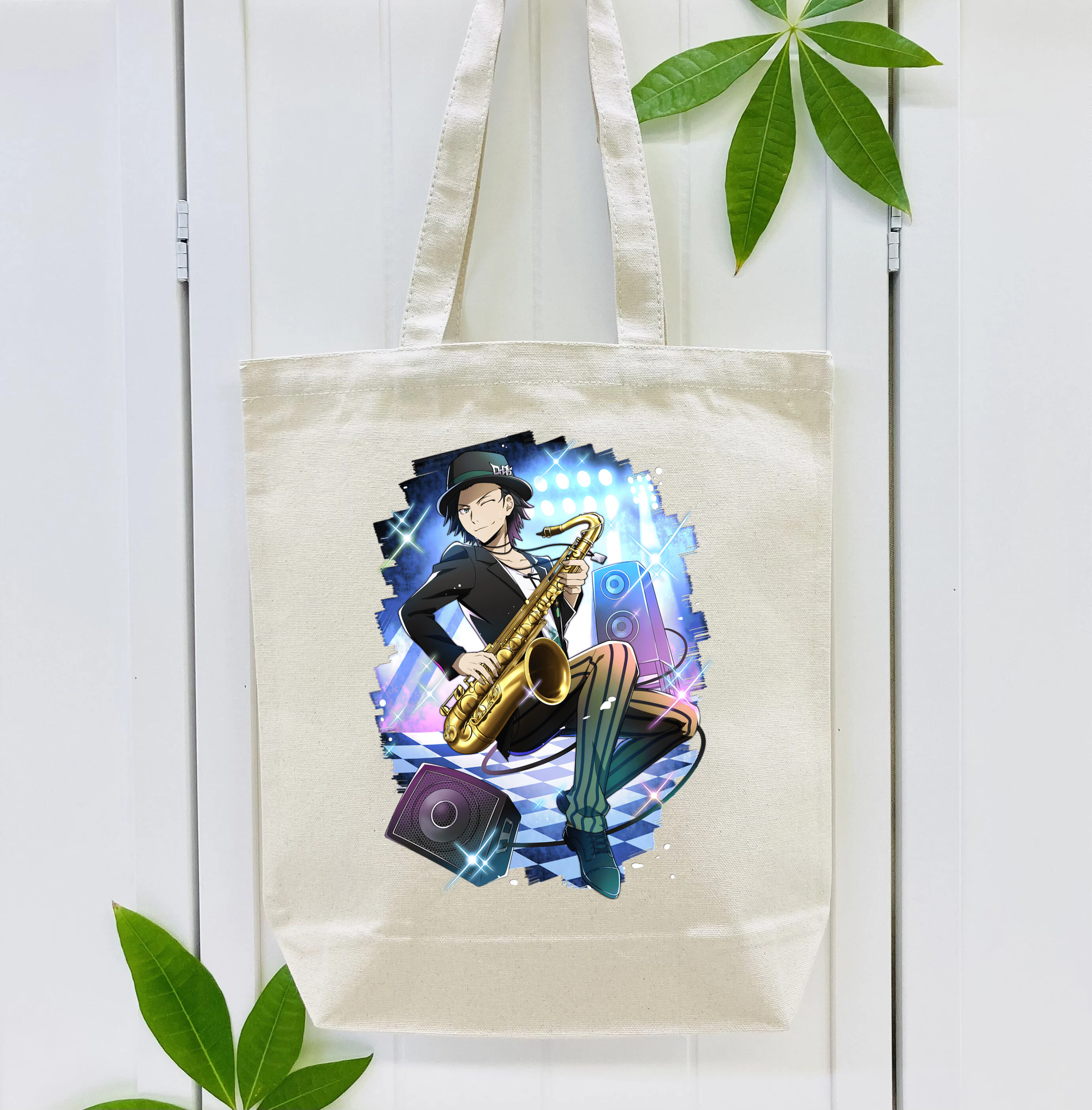文豪ストレイドッグス Bungo Stray Dogs 縦型キャンバス生地手提げバッグ　トートバッグ