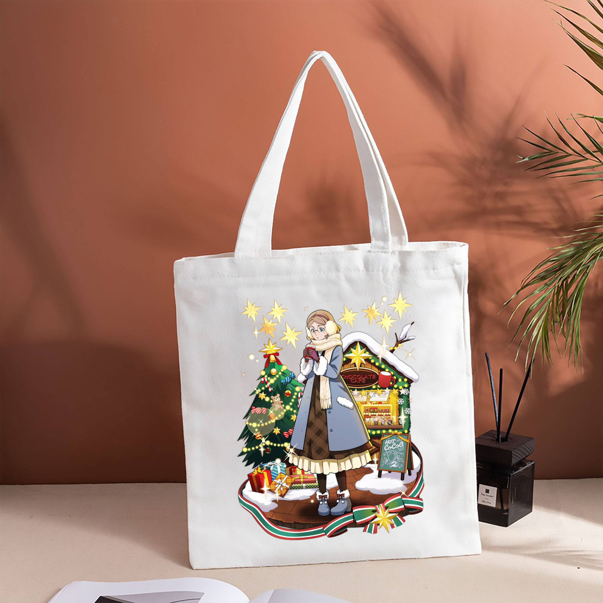 文豪ストレイドッグス Bungo Stray Dogs 縦型キャンバス生地手提げバッグ　トートバッグ