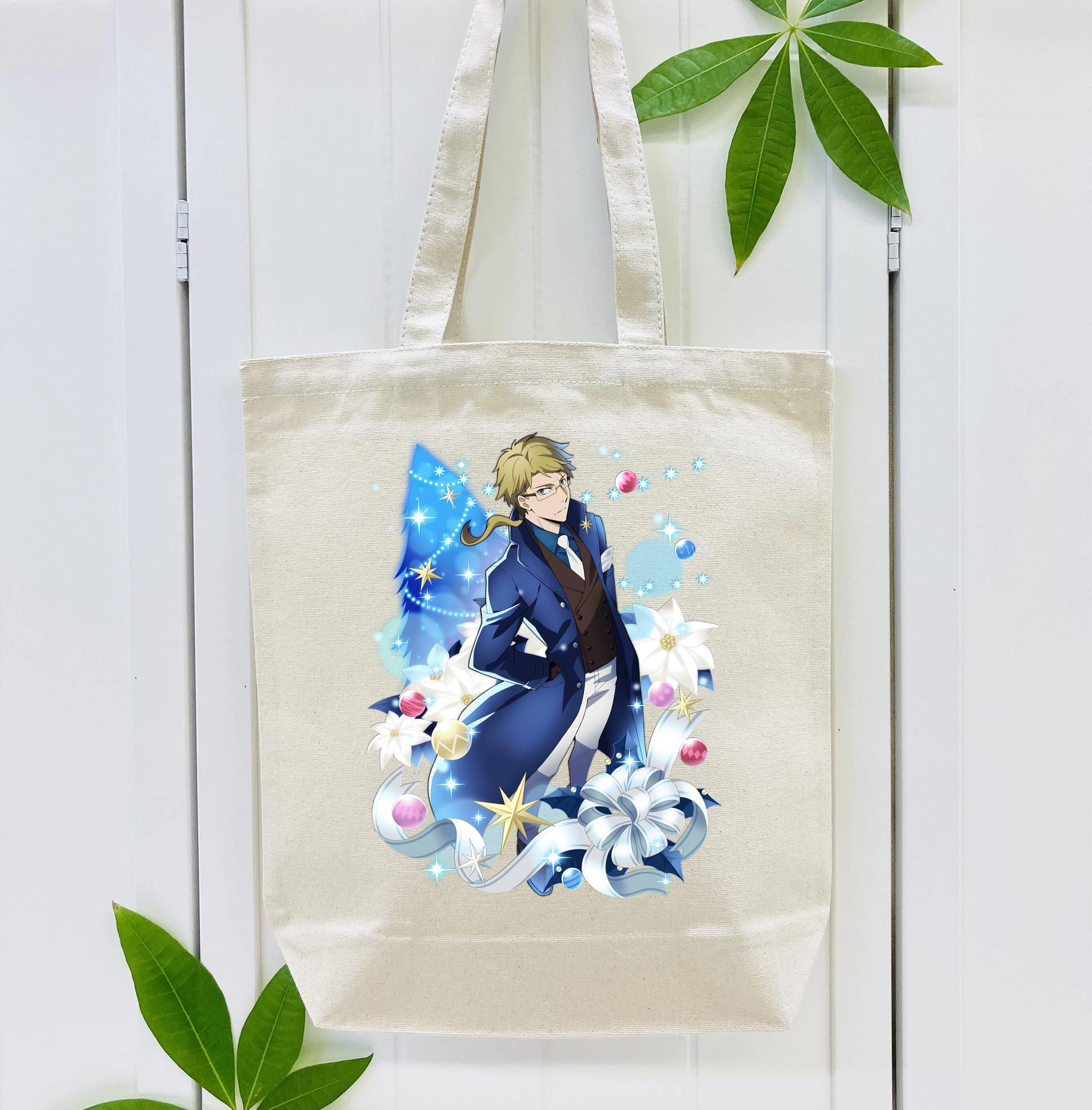 文豪ストレイドッグス Bungo Stray Dogs 縦型キャンバス生地手提げバッグ　トートバッグ