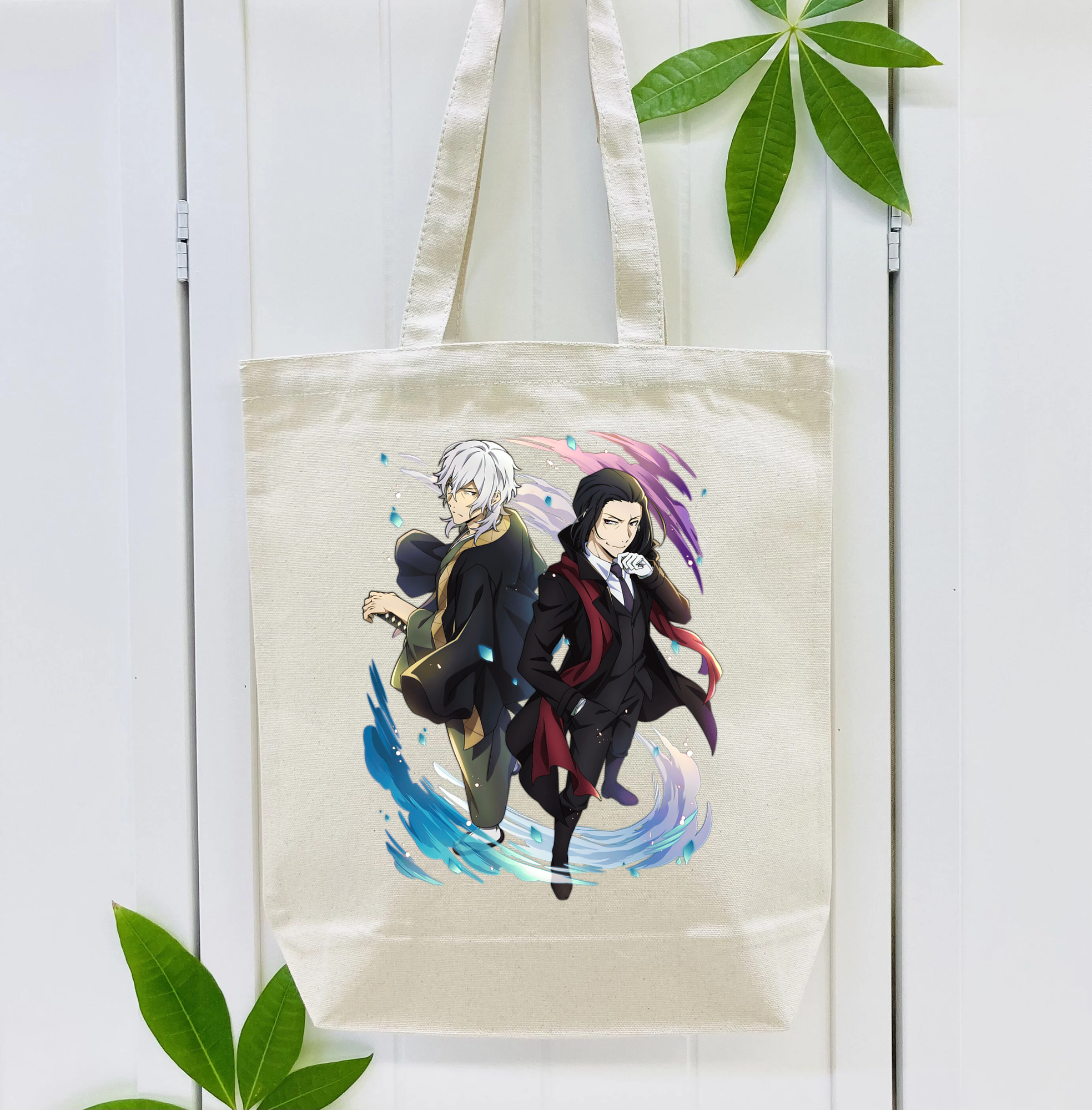 文豪ストレイドッグス Bungo Stray Dogs 縦型キャンバス生地手提げバッグ　トートバッグ