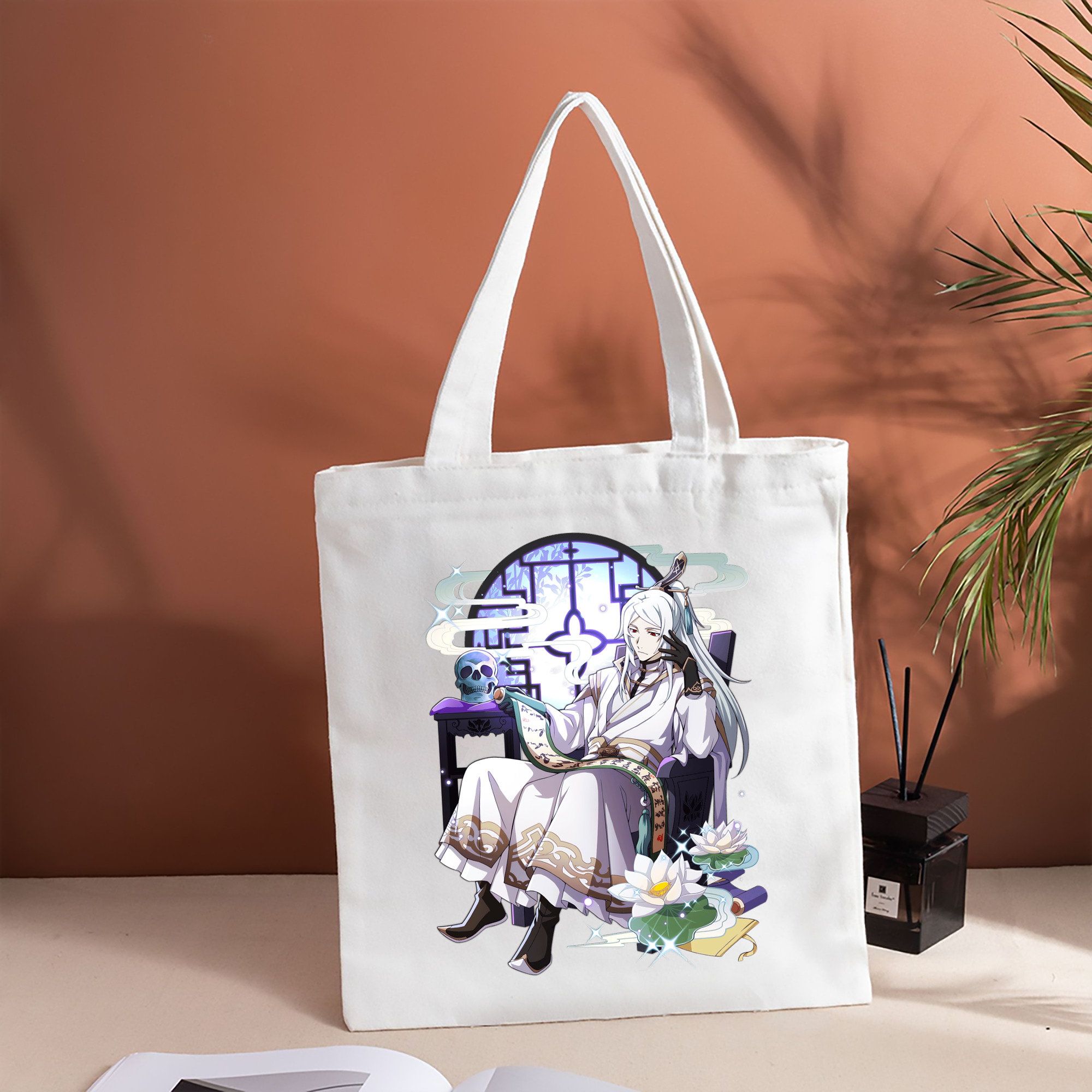 文豪ストレイドッグス Bungo Stray Dogs 縦型キャンバス生地手提げバッグ　トートバッグ