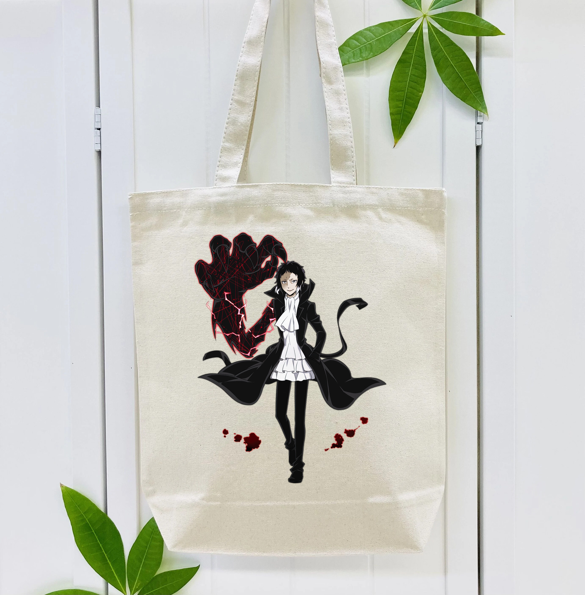 文豪ストレイドッグス Bungo Stray Dogs 縦型キャンバス生地手提げバッグ　トートバッグ