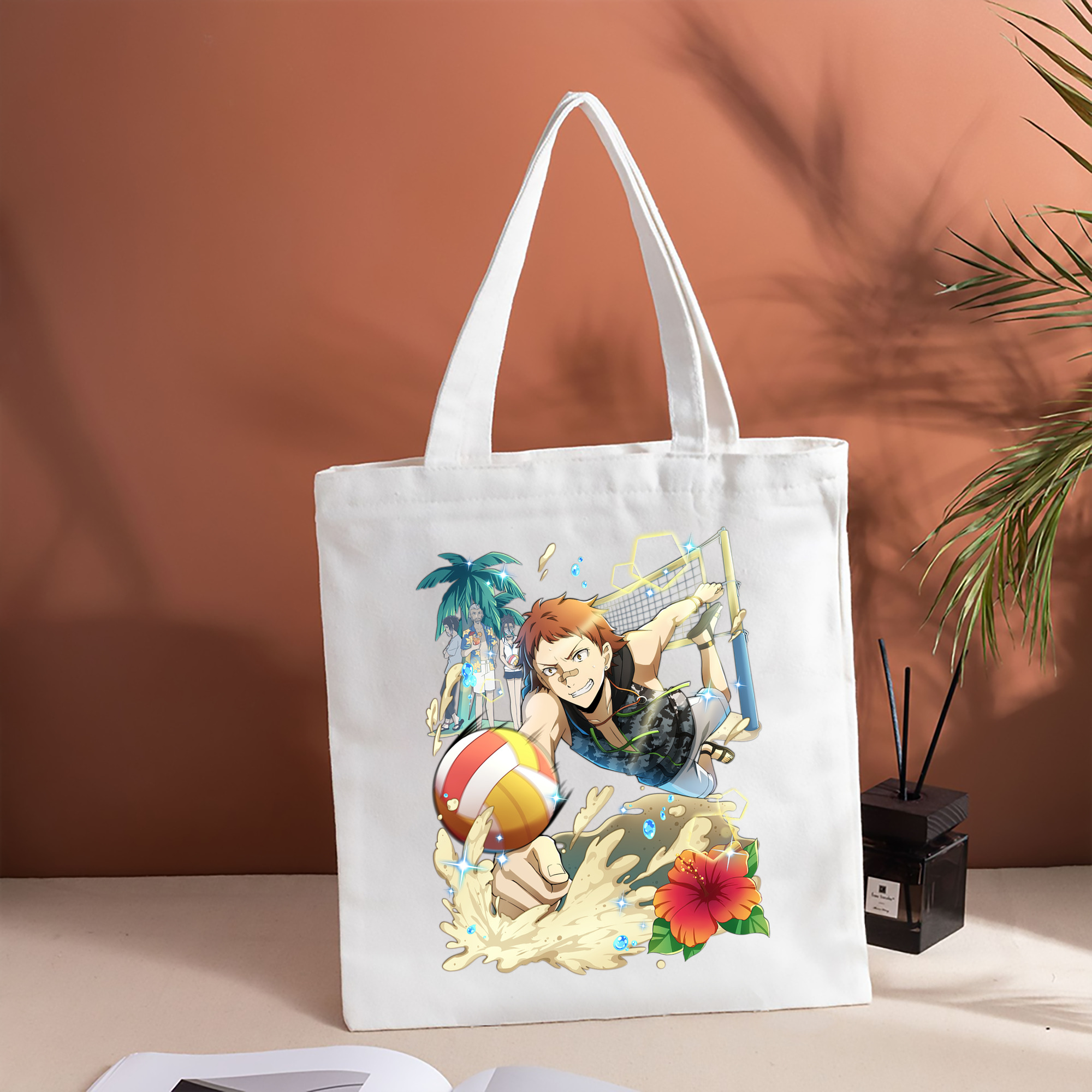 文豪ストレイドッグス Bungo Stray Dogs 縦型キャンバス生地手提げバッグ　トートバッグ