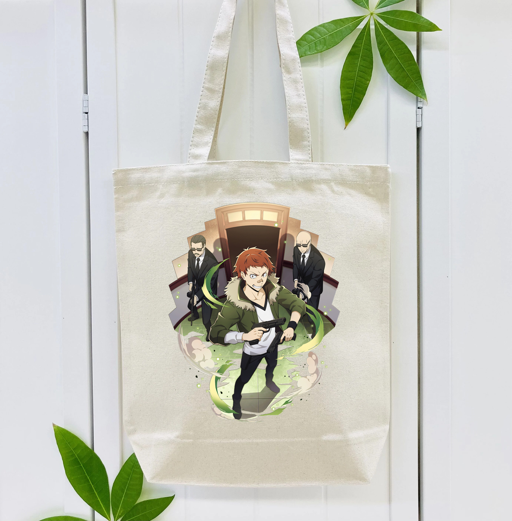 文豪ストレイドッグス Bungo Stray Dogs 縦型キャンバス生地手提げバッグ　トートバッグ