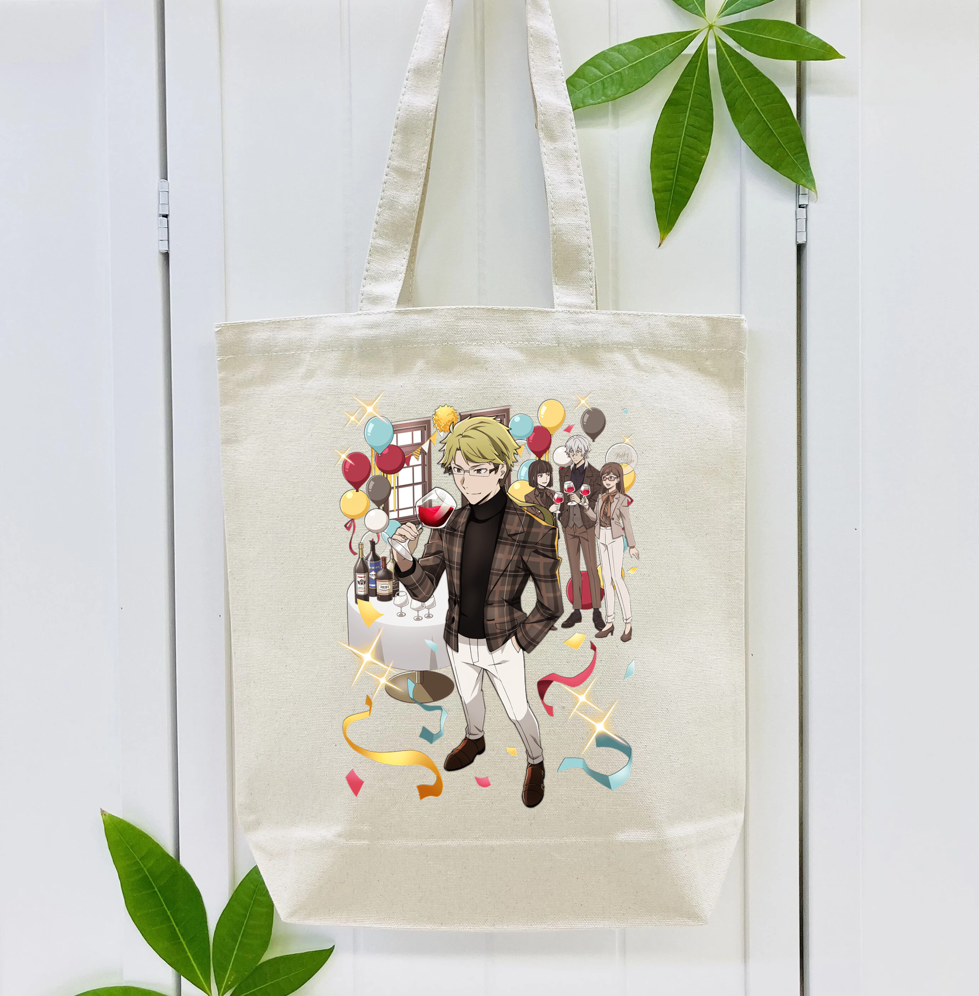 文豪ストレイドッグス Bungo Stray Dogs 縦型キャンバス生地手提げバッグ　トートバッグ