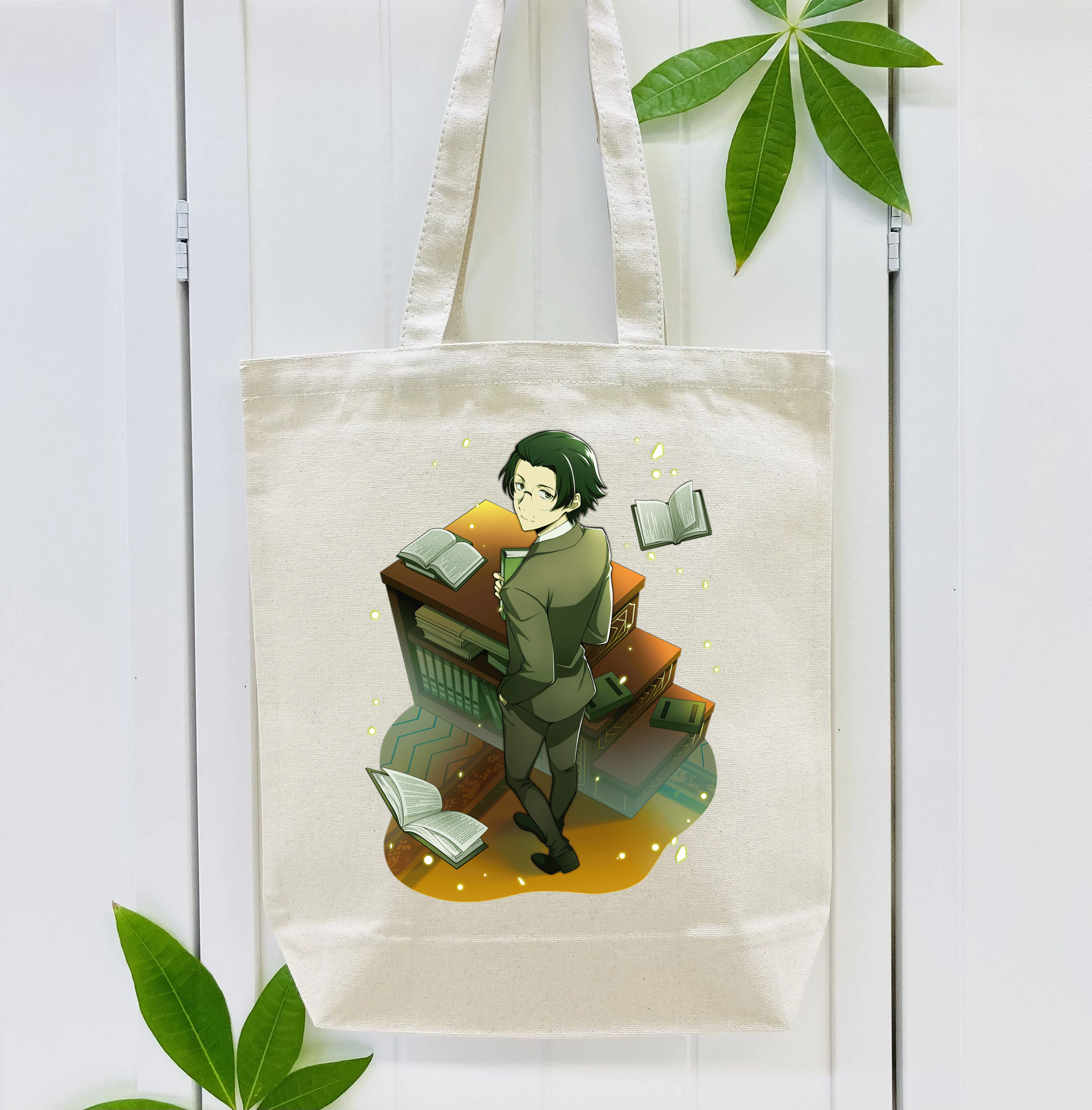 文豪ストレイドッグス Bungo Stray Dogs 縦型キャンバス生地手提げバッグ　トートバッグ