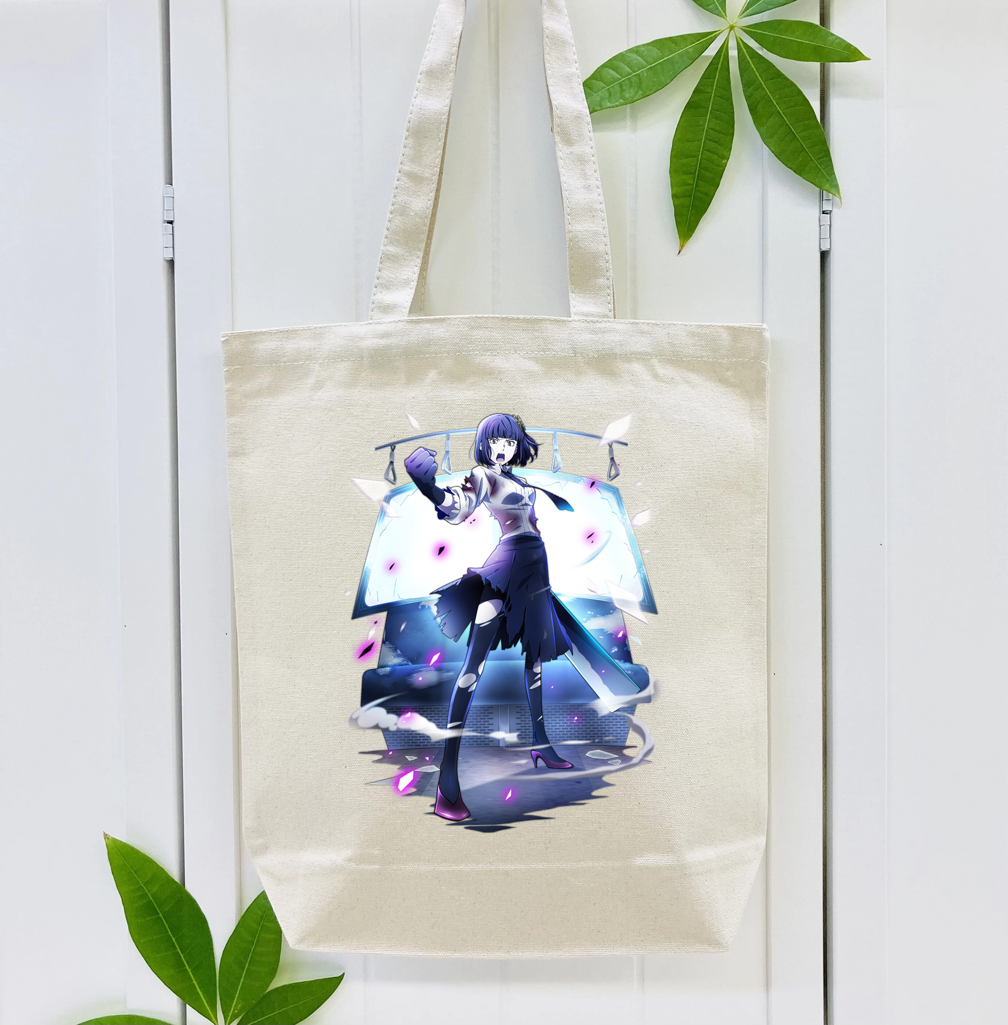 文豪ストレイドッグス Bungo Stray Dogs 縦型キャンバス生地手提げバッグ　トートバッグ