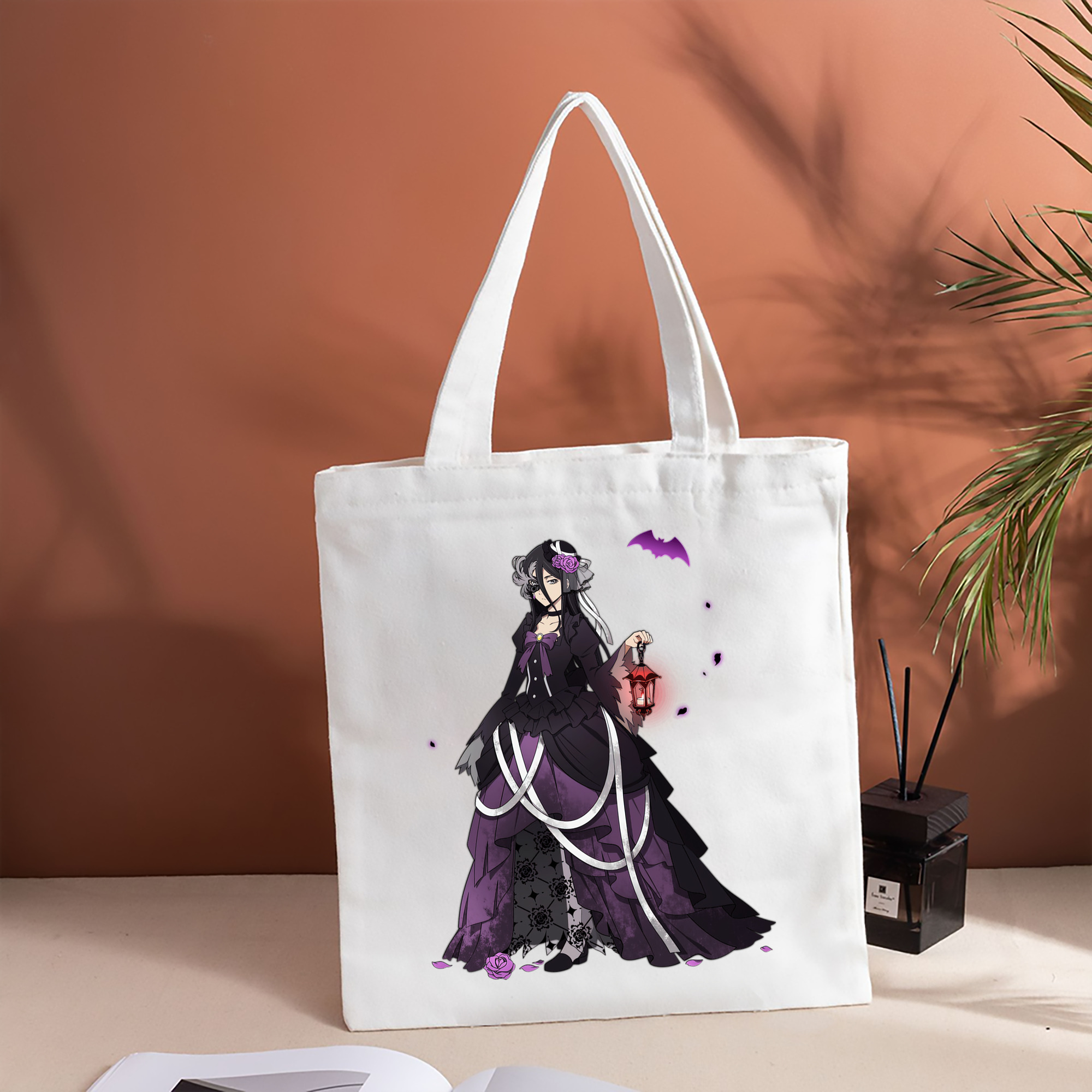 文豪ストレイドッグス Bungo Stray Dogs 縦型キャンバス生地手提げバッグ　トートバッグ