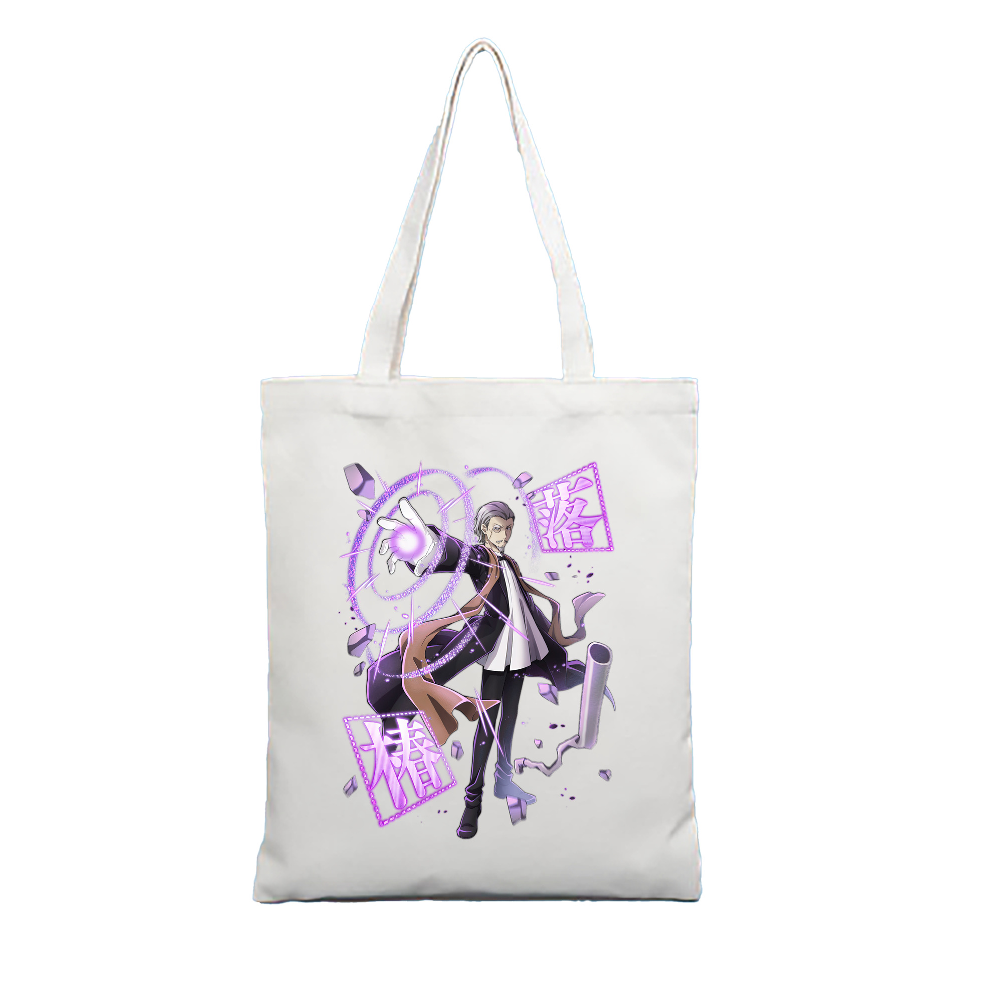 （画像用） 文豪ストレイドッグス Bungo Stray Dogs 縦型キャンバス生地手提げバッグ　トートバッグ