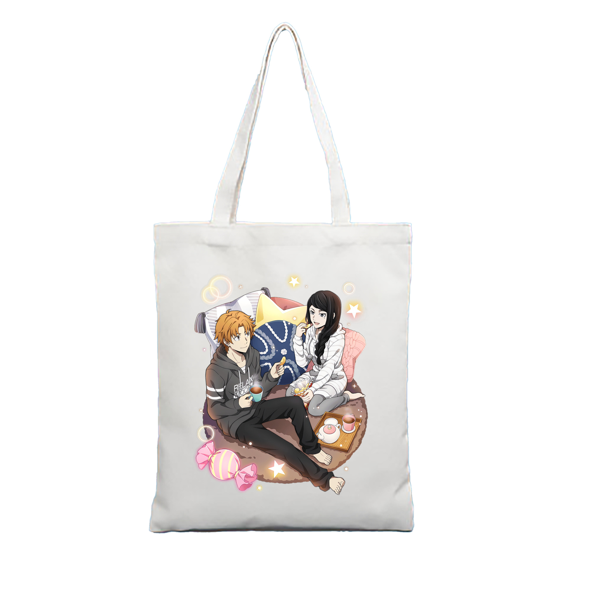 （画像用） 文豪ストレイドッグス Bungo Stray Dogs 縦型キャンバス生地手提げバッグ　トートバッグ