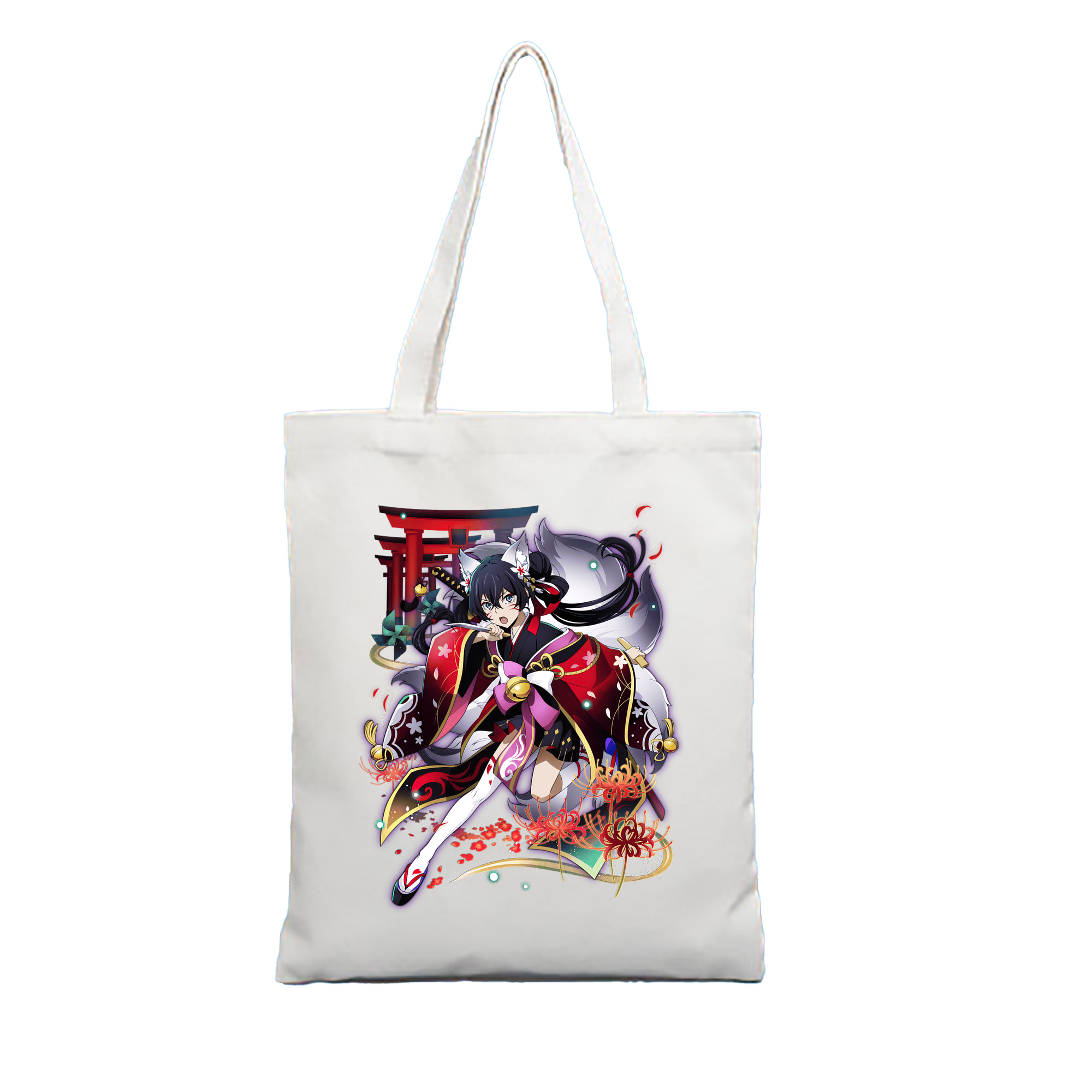（画像用） 文豪ストレイドッグス Bungo Stray Dogs 縦型キャンバス生地手提げバッグ　トートバッグ
