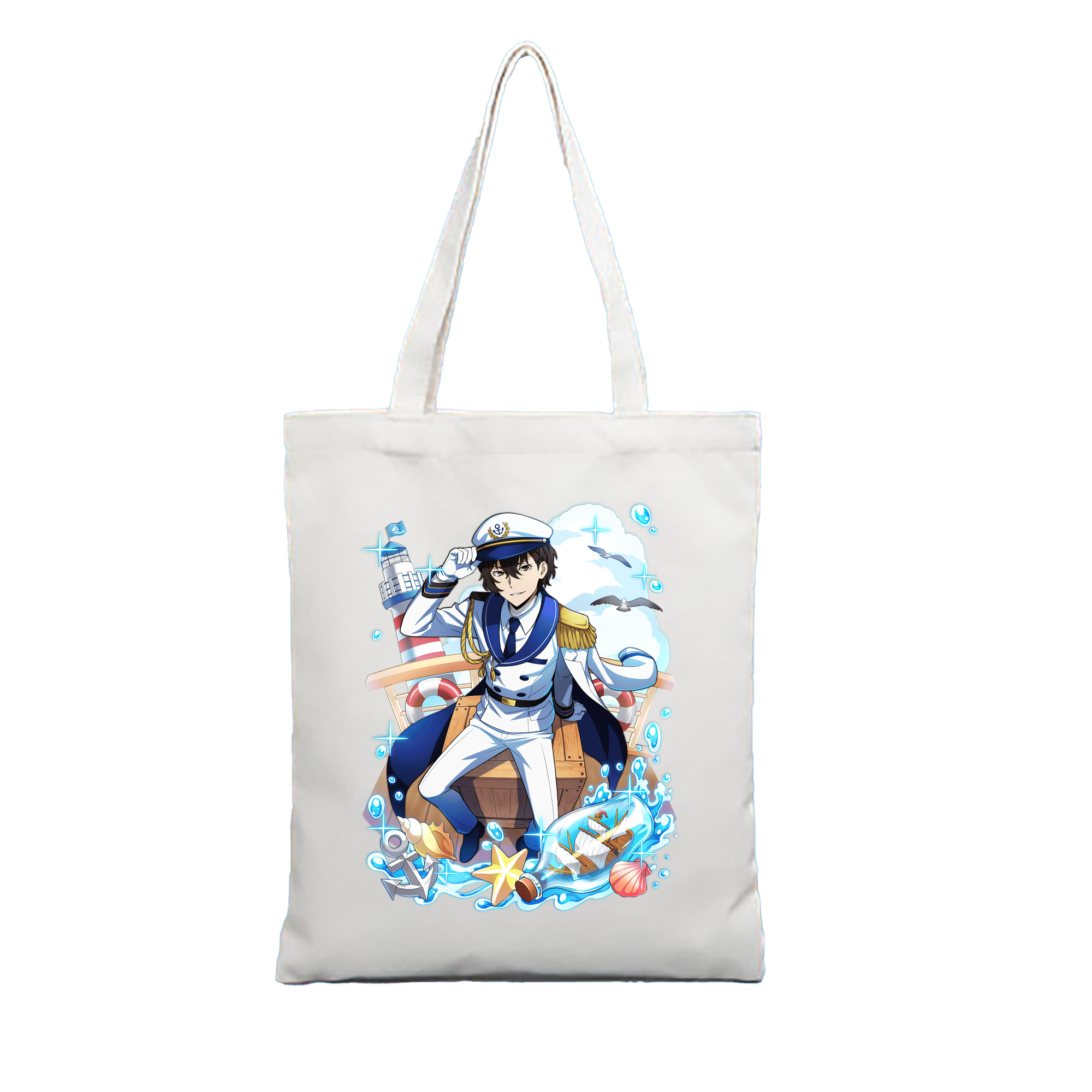 （画像用） 文豪ストレイドッグス Bungo Stray Dogs 縦型キャンバス生地手提げバッグ　トートバッグ