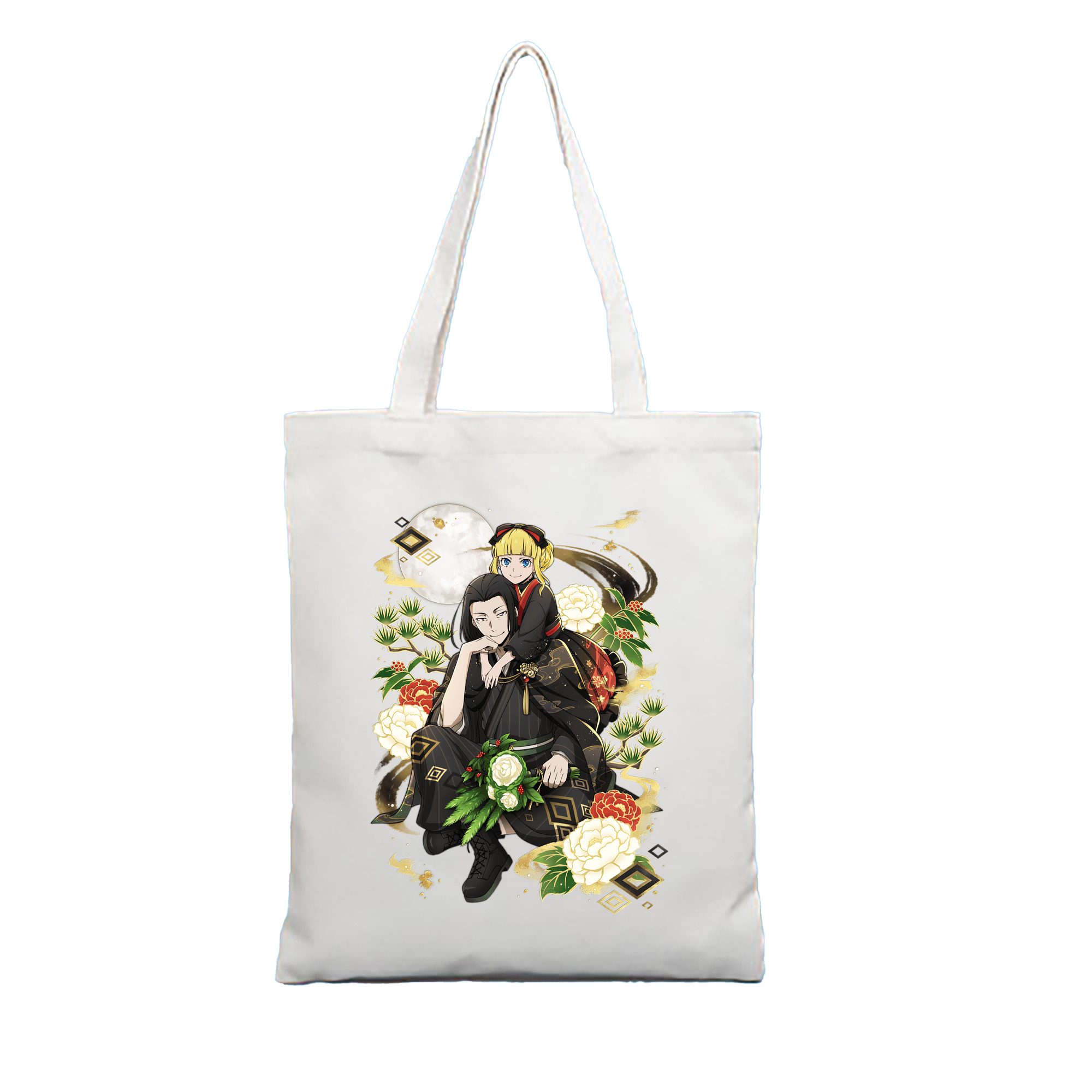 （画像用） 文豪ストレイドッグス Bungo Stray Dogs 縦型キャンバス生地手提げバッグ　トートバッグ