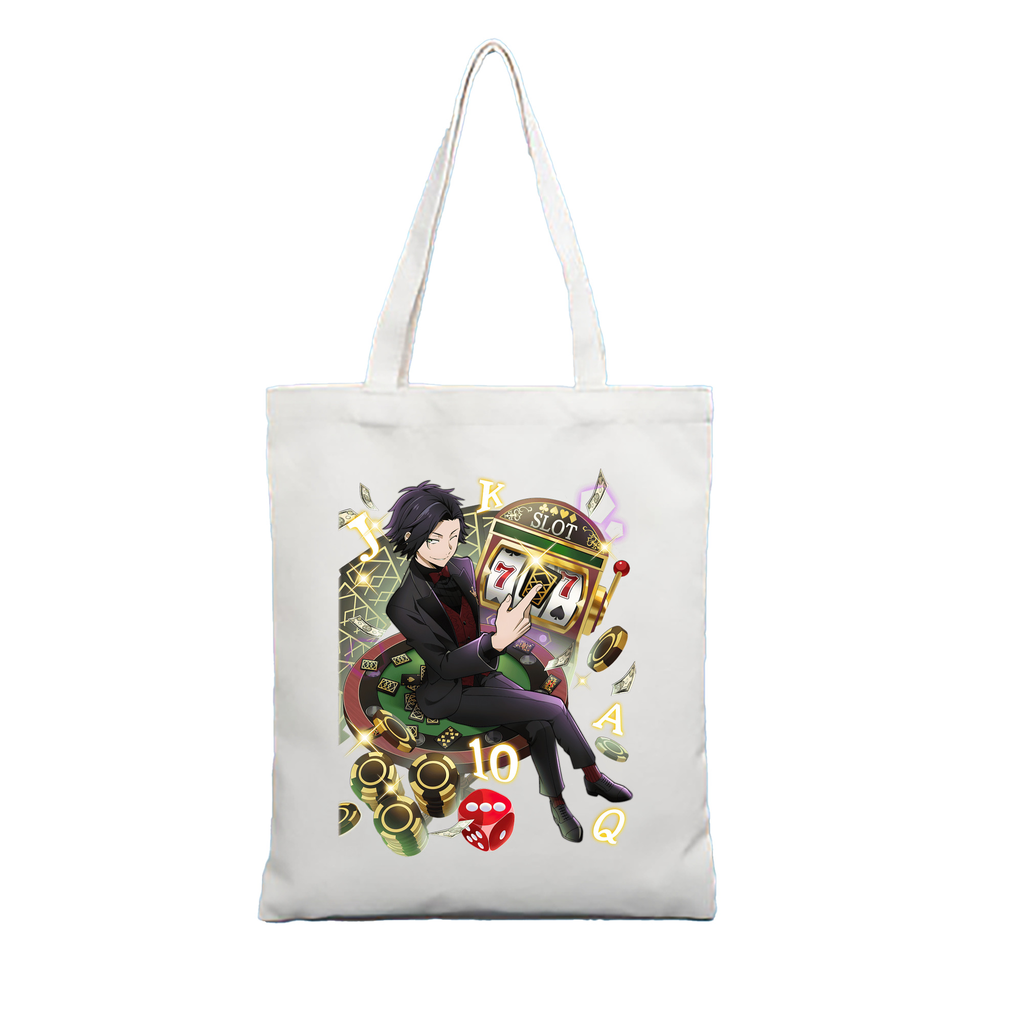（画像用） 文豪ストレイドッグス Bungo Stray Dogs 縦型キャンバス生地手提げバッグ　トートバッグ