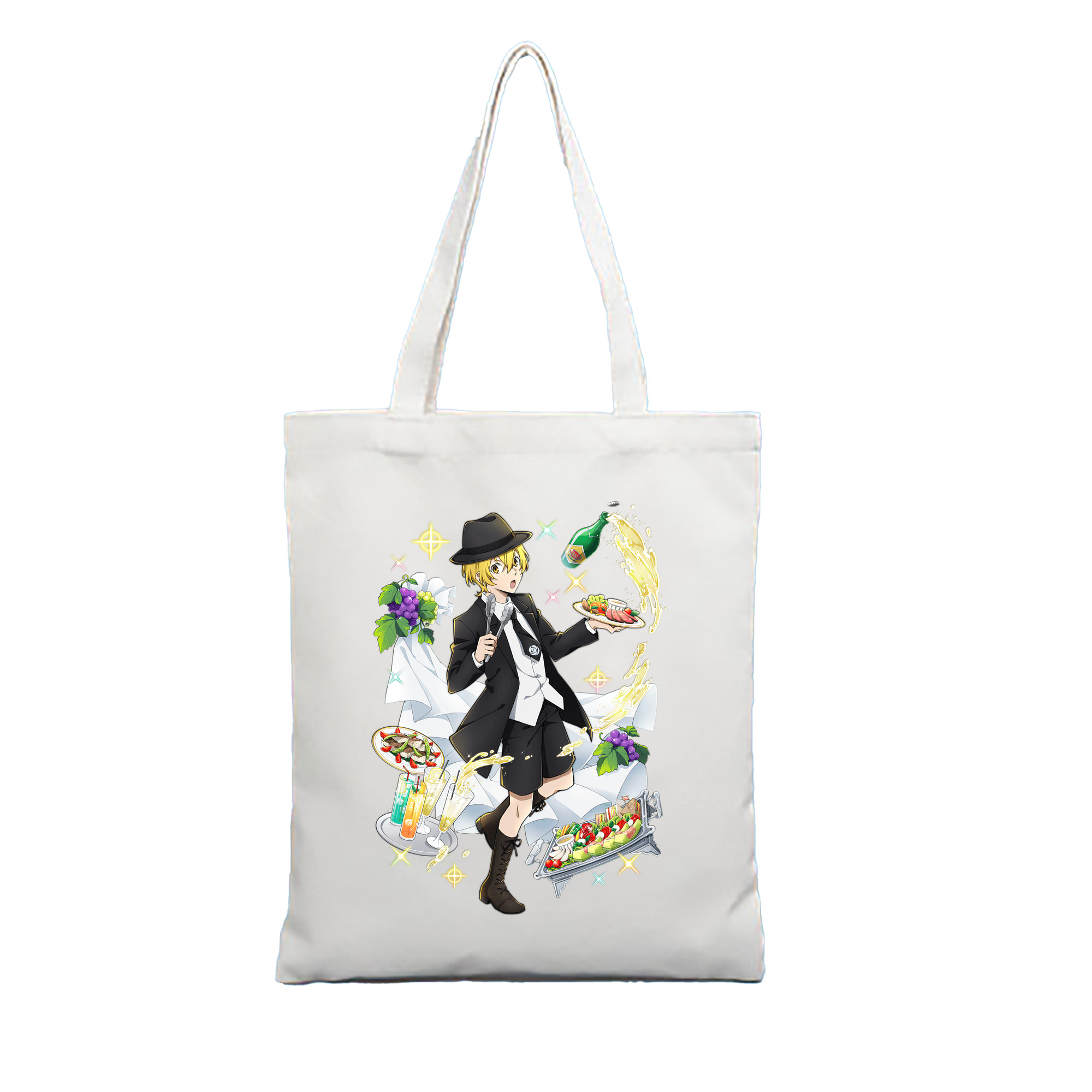 （画像用） 文豪ストレイドッグス Bungo Stray Dogs 縦型キャンバス生地手提げバッグ　トートバッグ