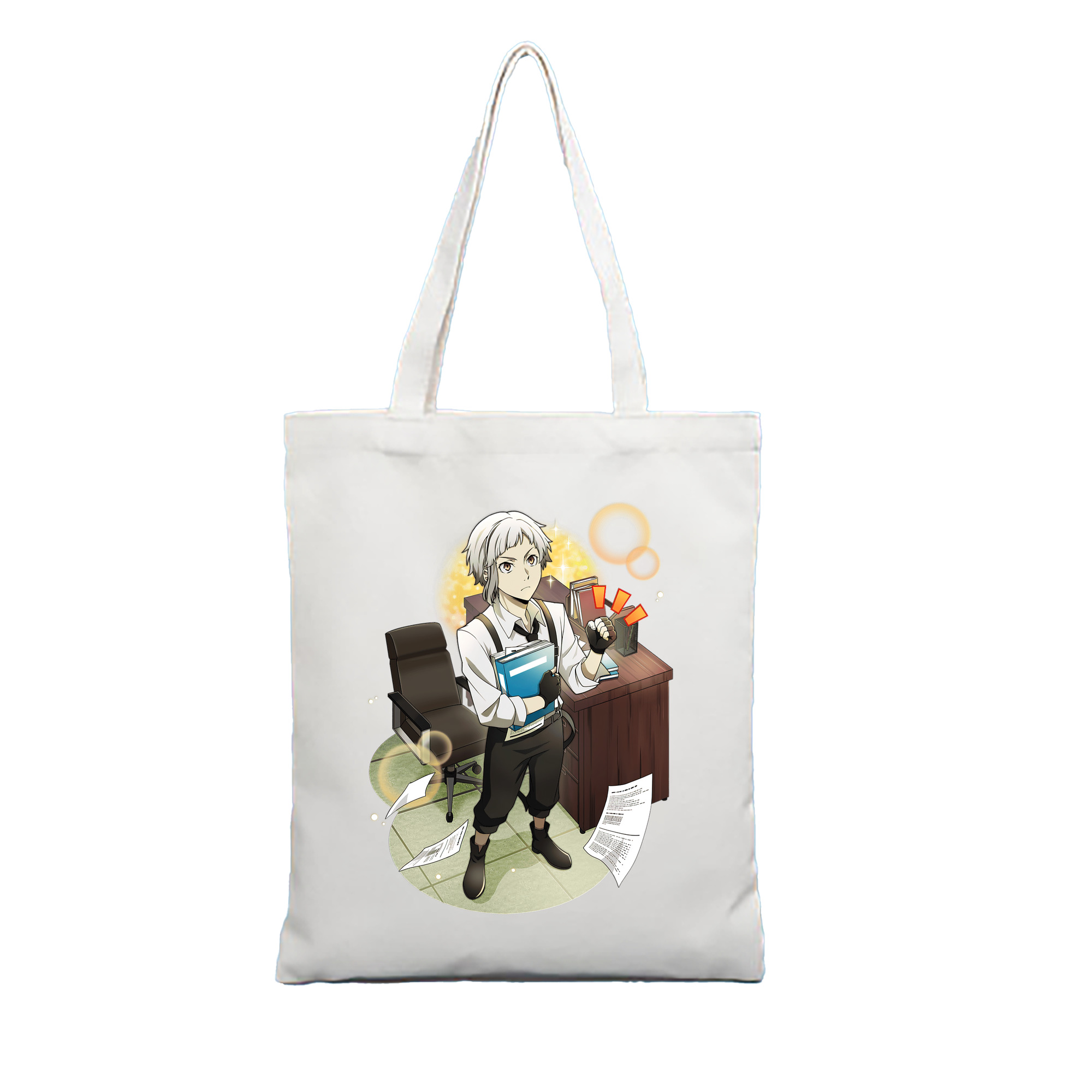 （画像用） 文豪ストレイドッグス Bungo Stray Dogs 縦型キャンバス生地手提げバッグ　トートバッグ