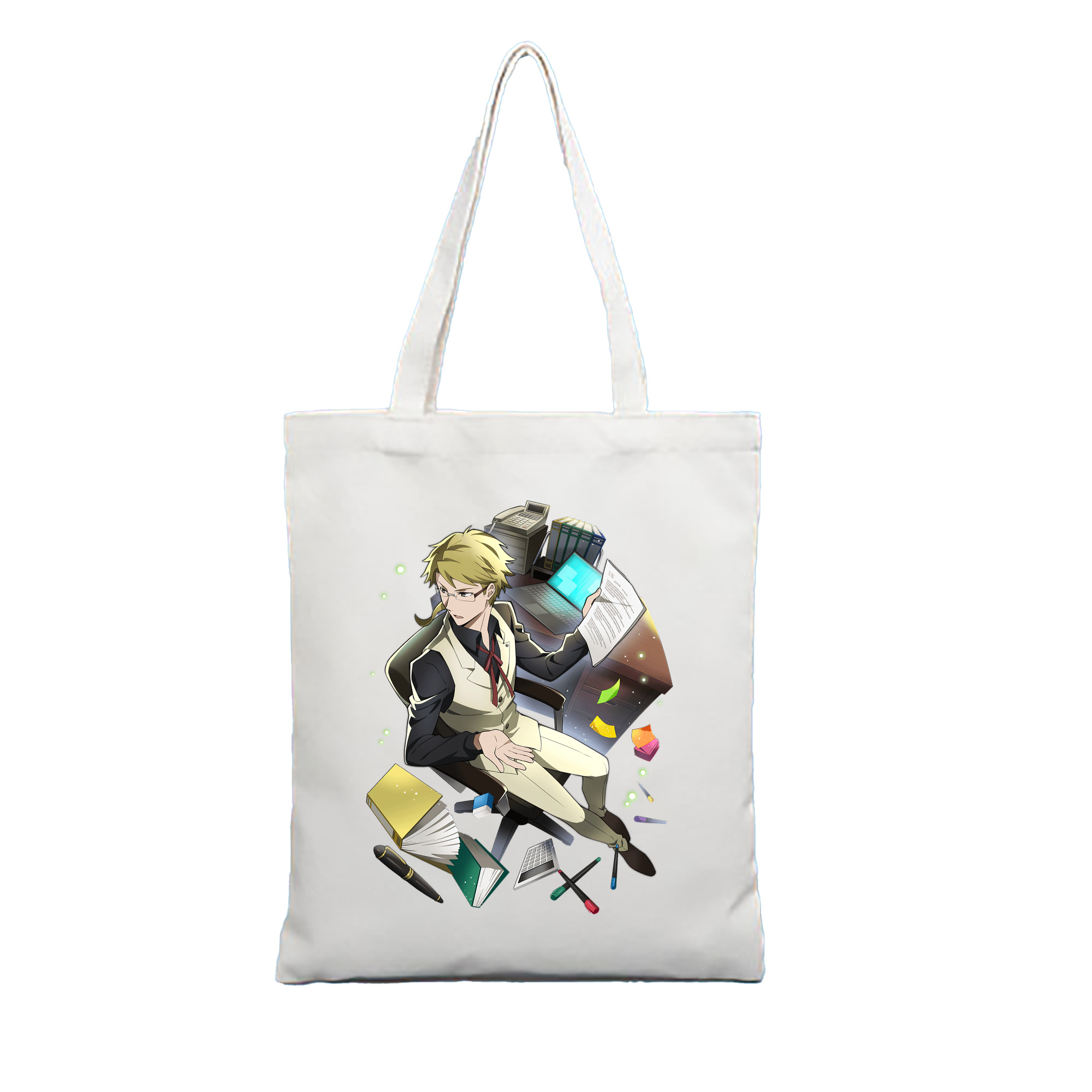 （画像用） 文豪ストレイドッグス Bungo Stray Dogs 縦型キャンバス生地手提げバッグ　トートバッグ