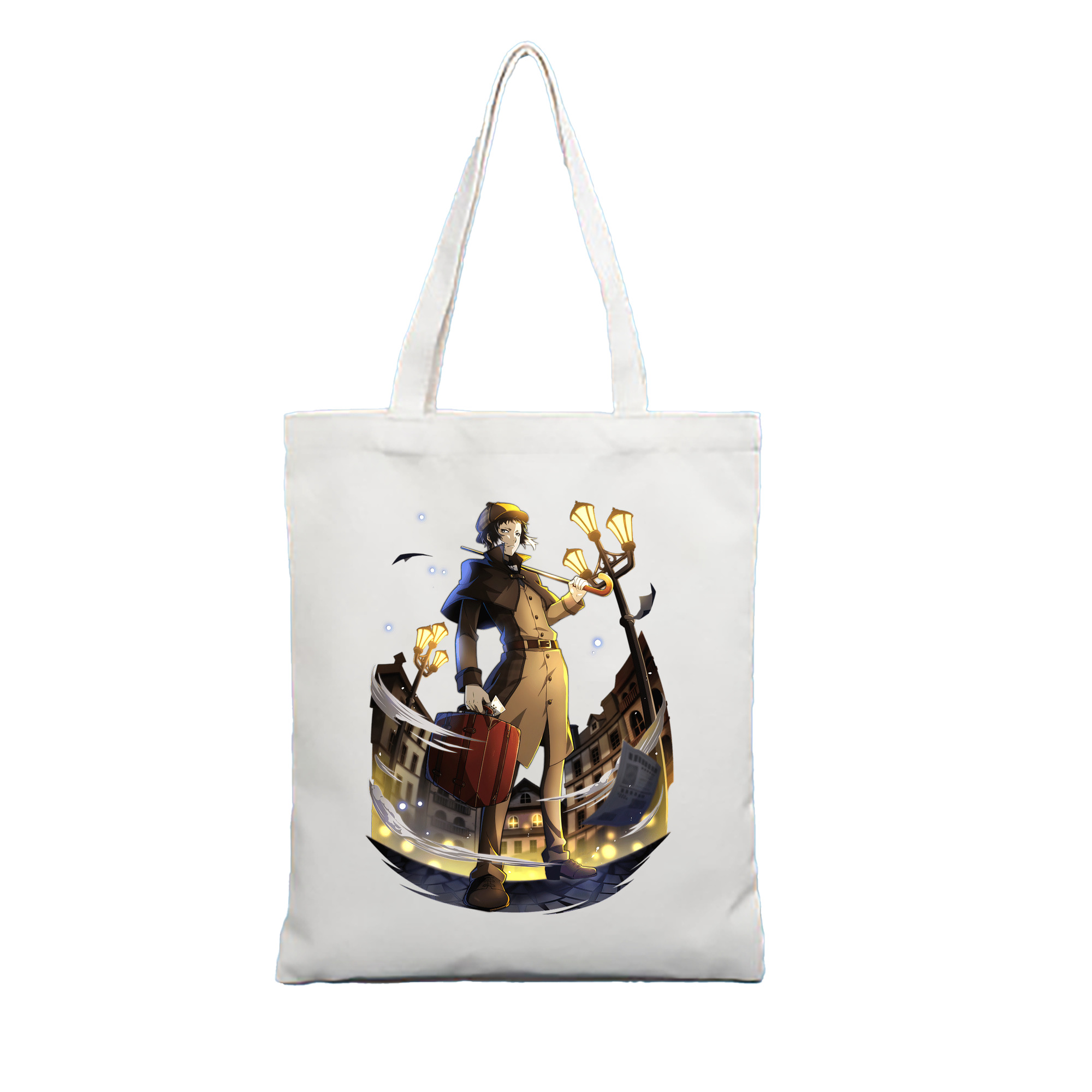 （画像用） 文豪ストレイドッグス Bungo Stray Dogs 縦型キャンバス生地手提げバッグ　トートバッグ