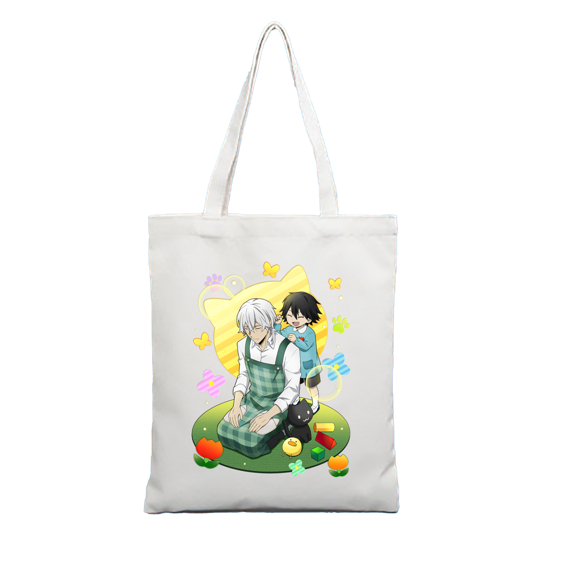 （画像用） 文豪ストレイドッグス Bungo Stray Dogs 縦型キャンバス生地手提げバッグ　トートバッグ