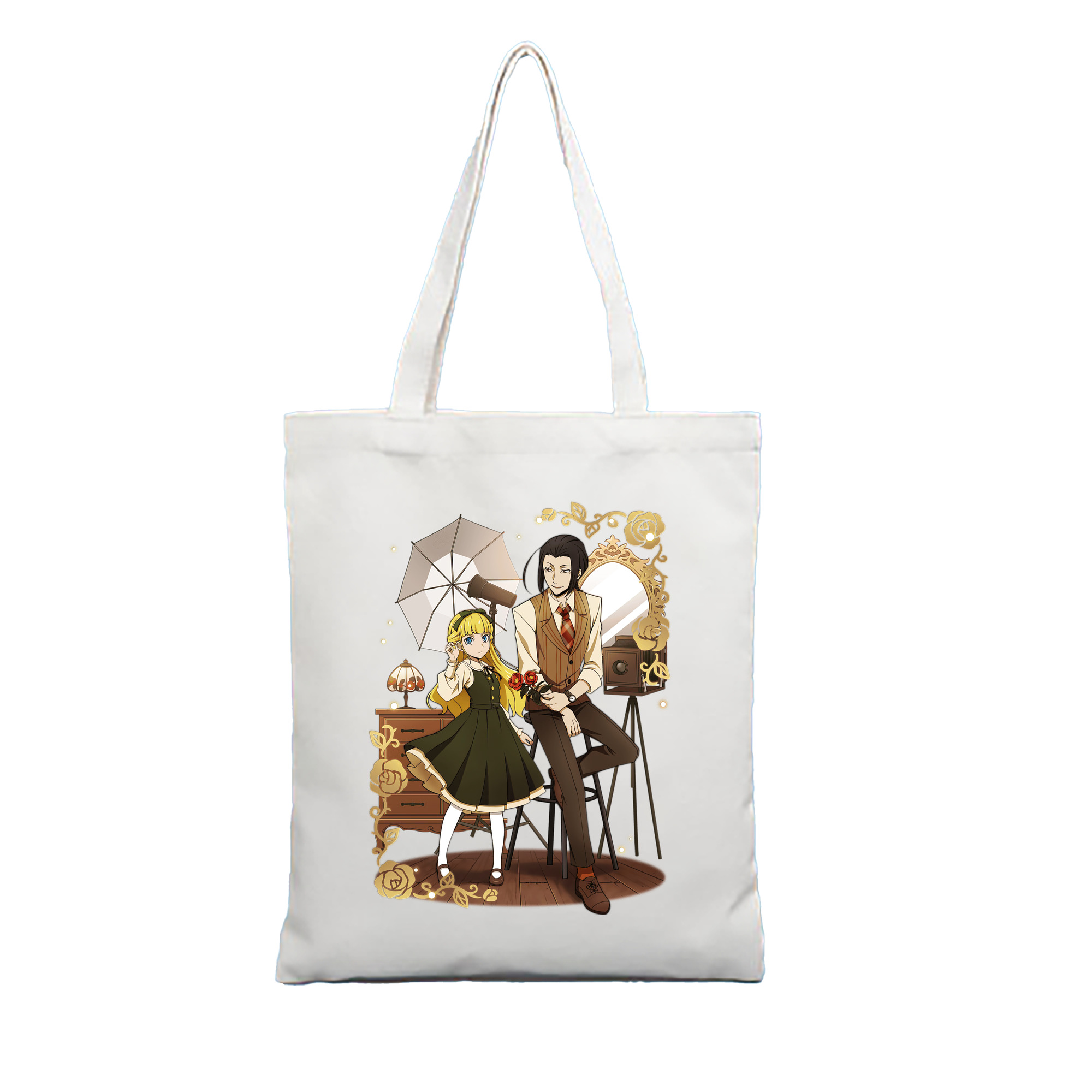 （画像用） 文豪ストレイドッグス Bungo Stray Dogs 縦型キャンバス生地手提げバッグ　トートバッグ