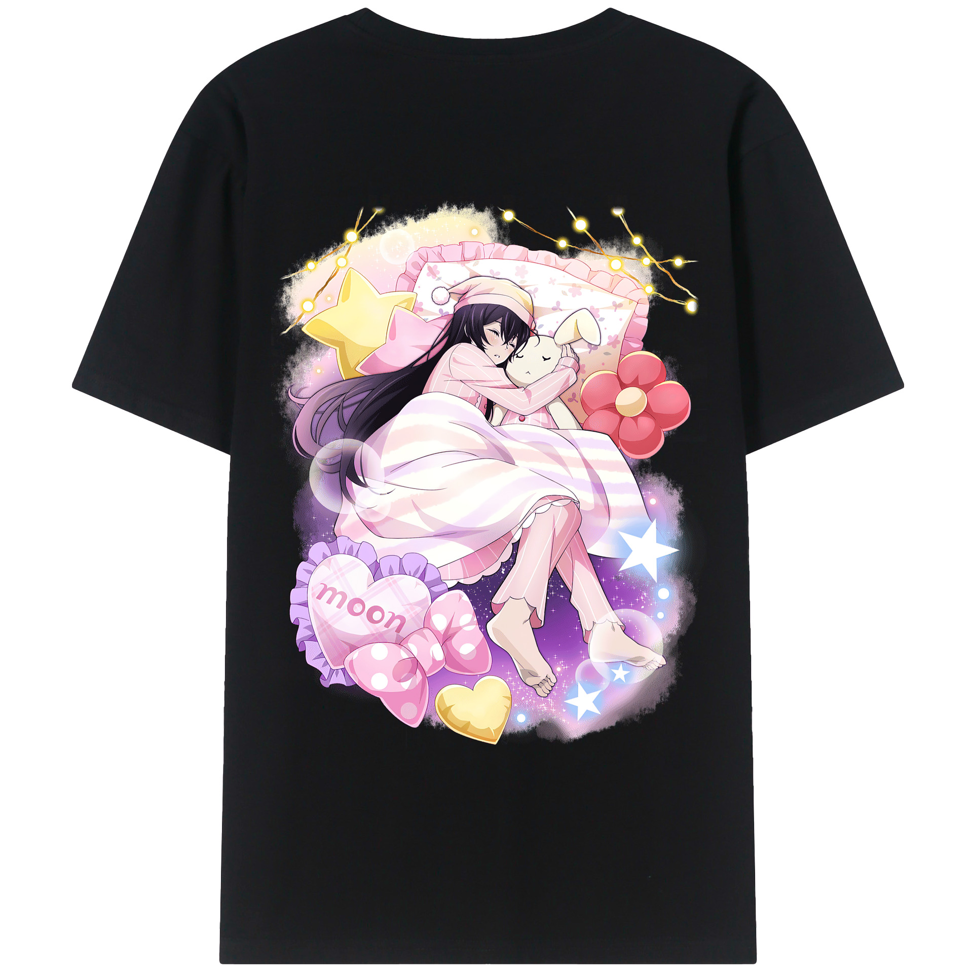 （画像用） 文豪ストレイドッグス Bungo Stray Dogs 綿100％ メンズ半袖Tシャツ（バックプリント） 通気性