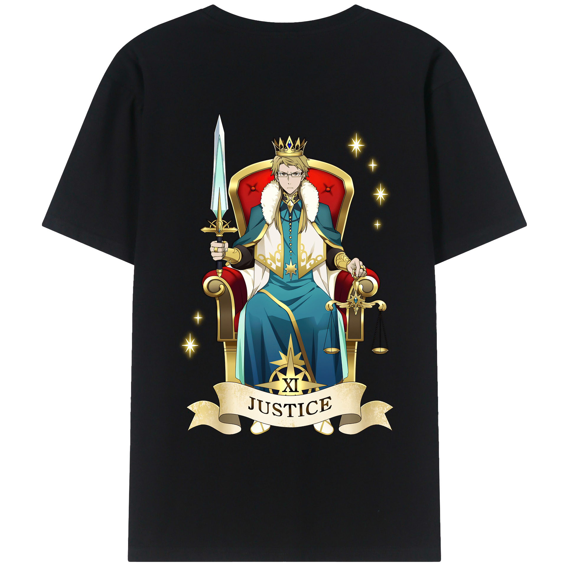 （画像用） 文豪ストレイドッグス Bungo Stray Dogs 綿100％ メンズ半袖Tシャツ（バックプリント） 通気性