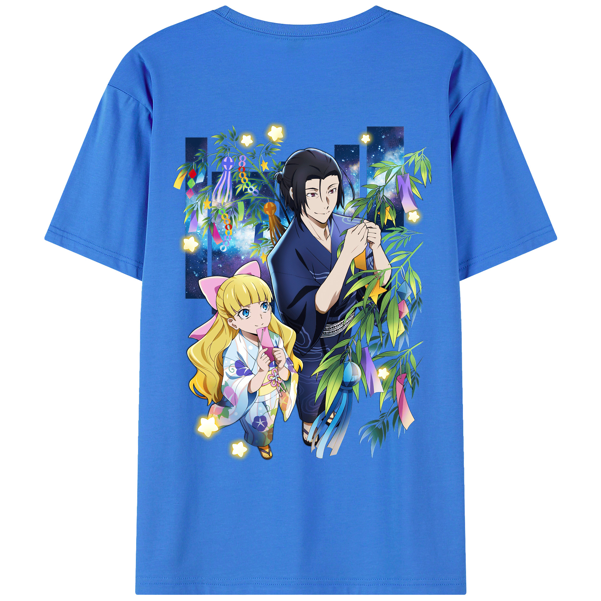 （画像用） 文豪ストレイドッグス Bungo Stray Dogs 綿100％ メンズ半袖Tシャツ（バックプリント） 通気性