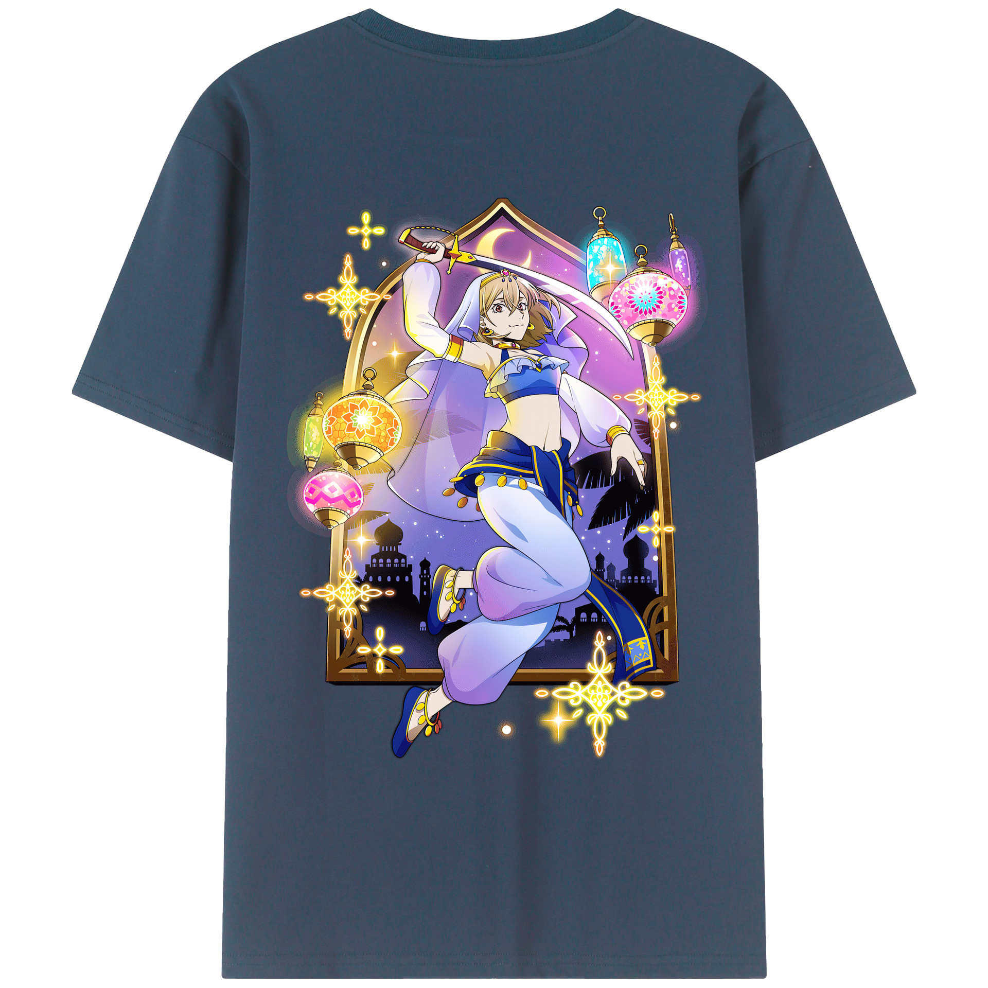 （画像用） 文豪ストレイドッグス Bungo Stray Dogs 綿100％ メンズ半袖Tシャツ（バックプリント） 通気性