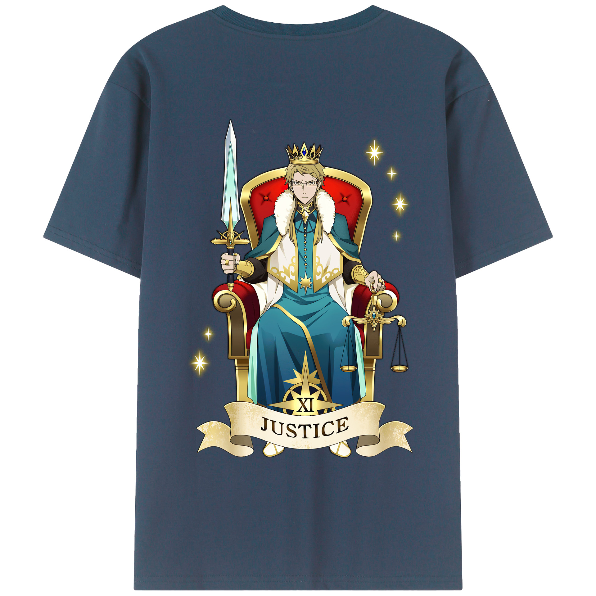（画像用） 文豪ストレイドッグス Bungo Stray Dogs 綿100％ メンズ半袖Tシャツ（バックプリント） 通気性