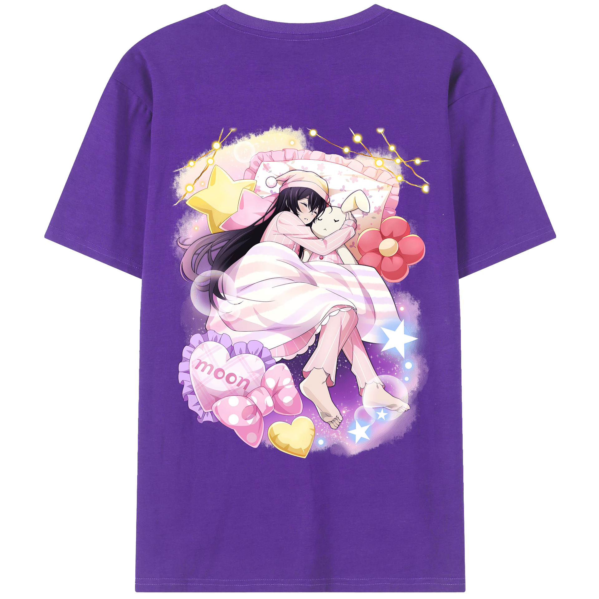 （画像用） 文豪ストレイドッグス Bungo Stray Dogs 綿100％ メンズ半袖Tシャツ（バックプリント） 通気性