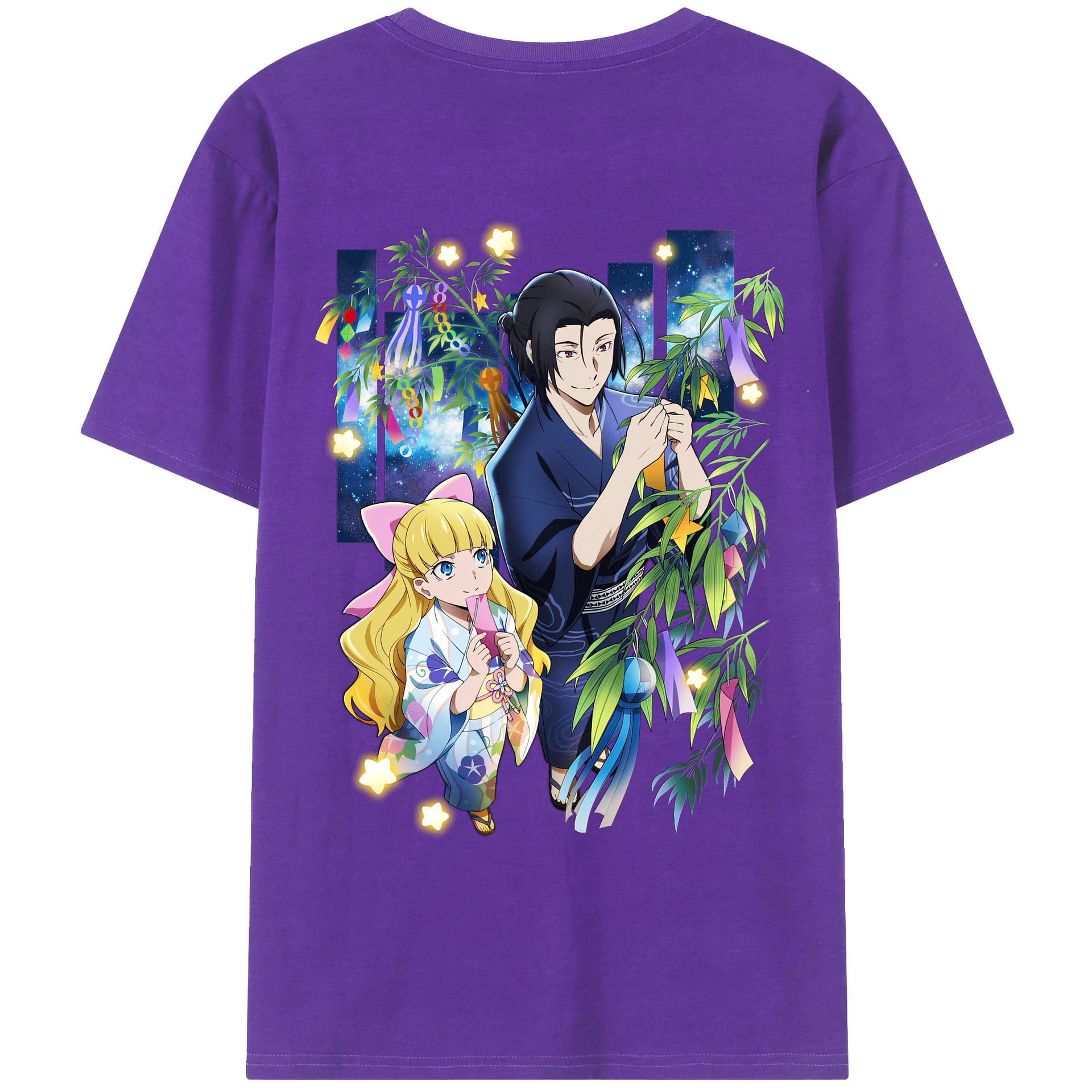 （画像用） 文豪ストレイドッグス Bungo Stray Dogs 綿100％ メンズ半袖Tシャツ（バックプリント） 通気性