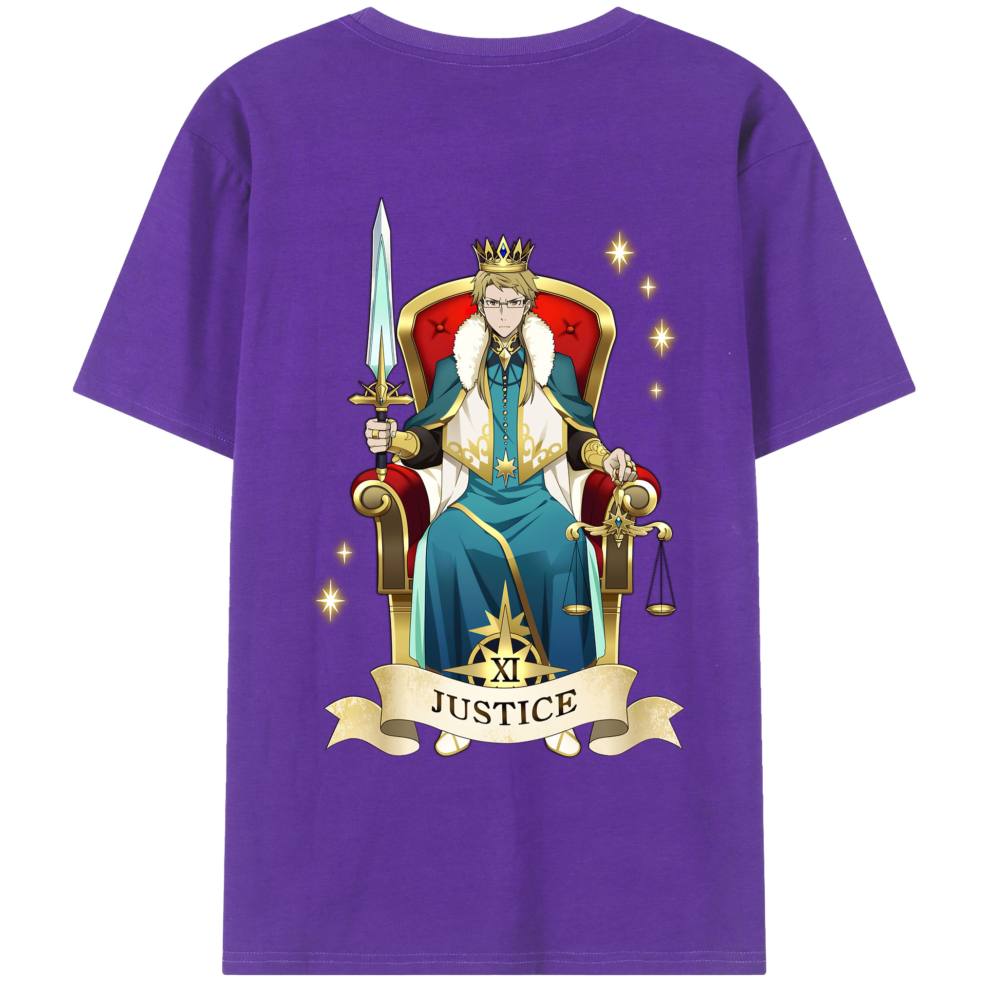 （画像用） 文豪ストレイドッグス Bungo Stray Dogs 綿100％ メンズ半袖Tシャツ（バックプリント） 通気性
