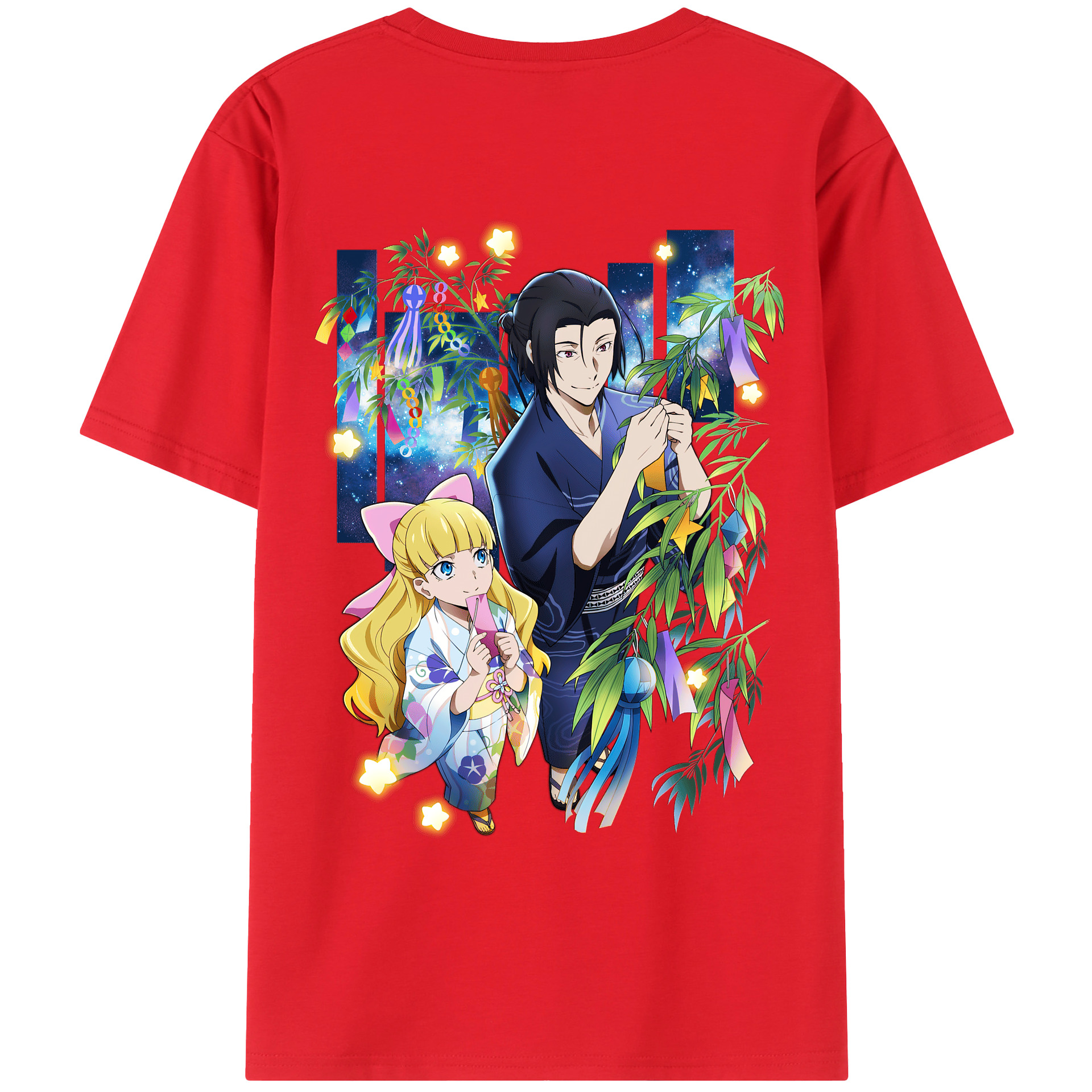 （画像用） 文豪ストレイドッグス Bungo Stray Dogs 綿100％ メンズ半袖Tシャツ（バックプリント） 通気性