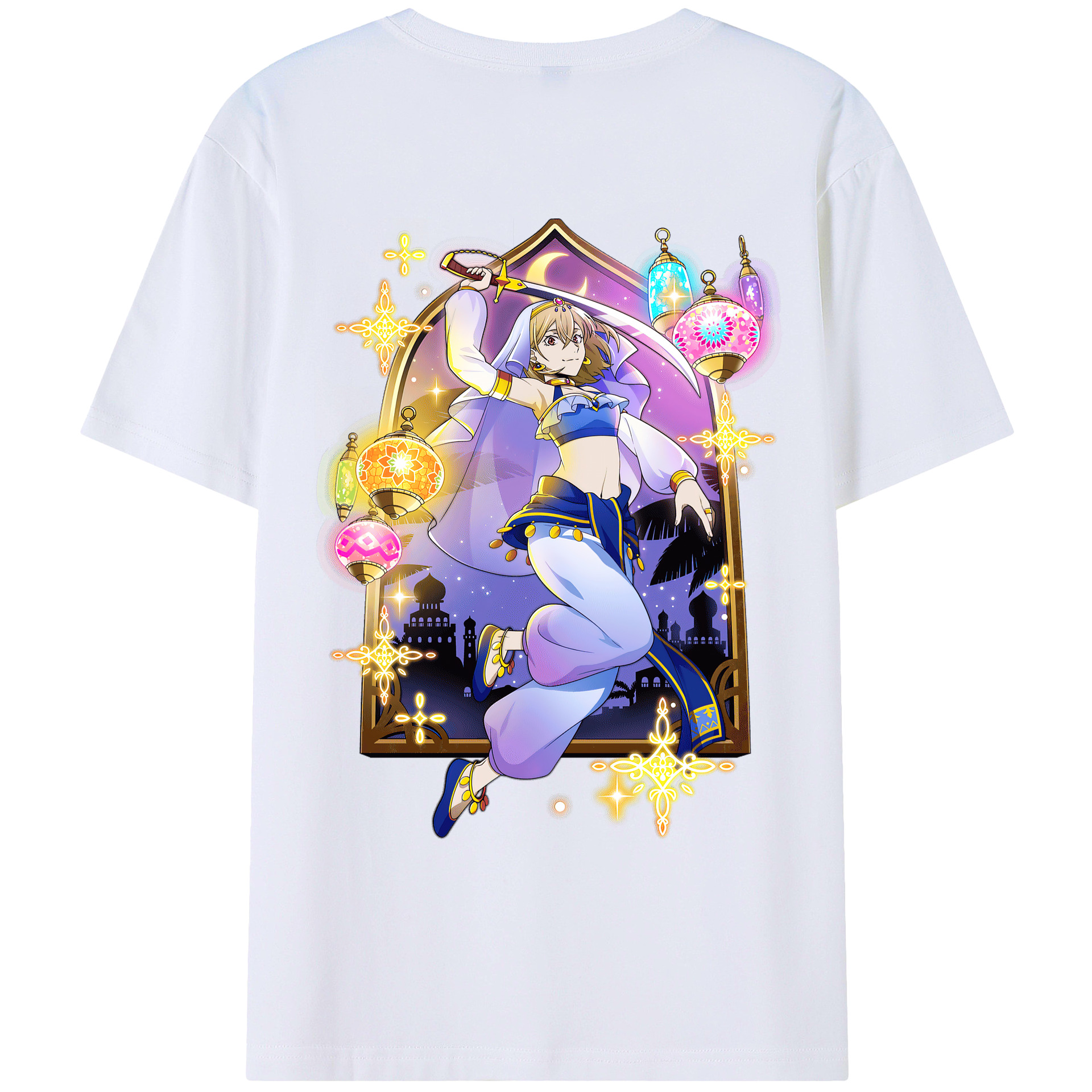 （画像用） 文豪ストレイドッグス Bungo Stray Dogs 綿100％ メンズ半袖Tシャツ（バックプリント） 通気性